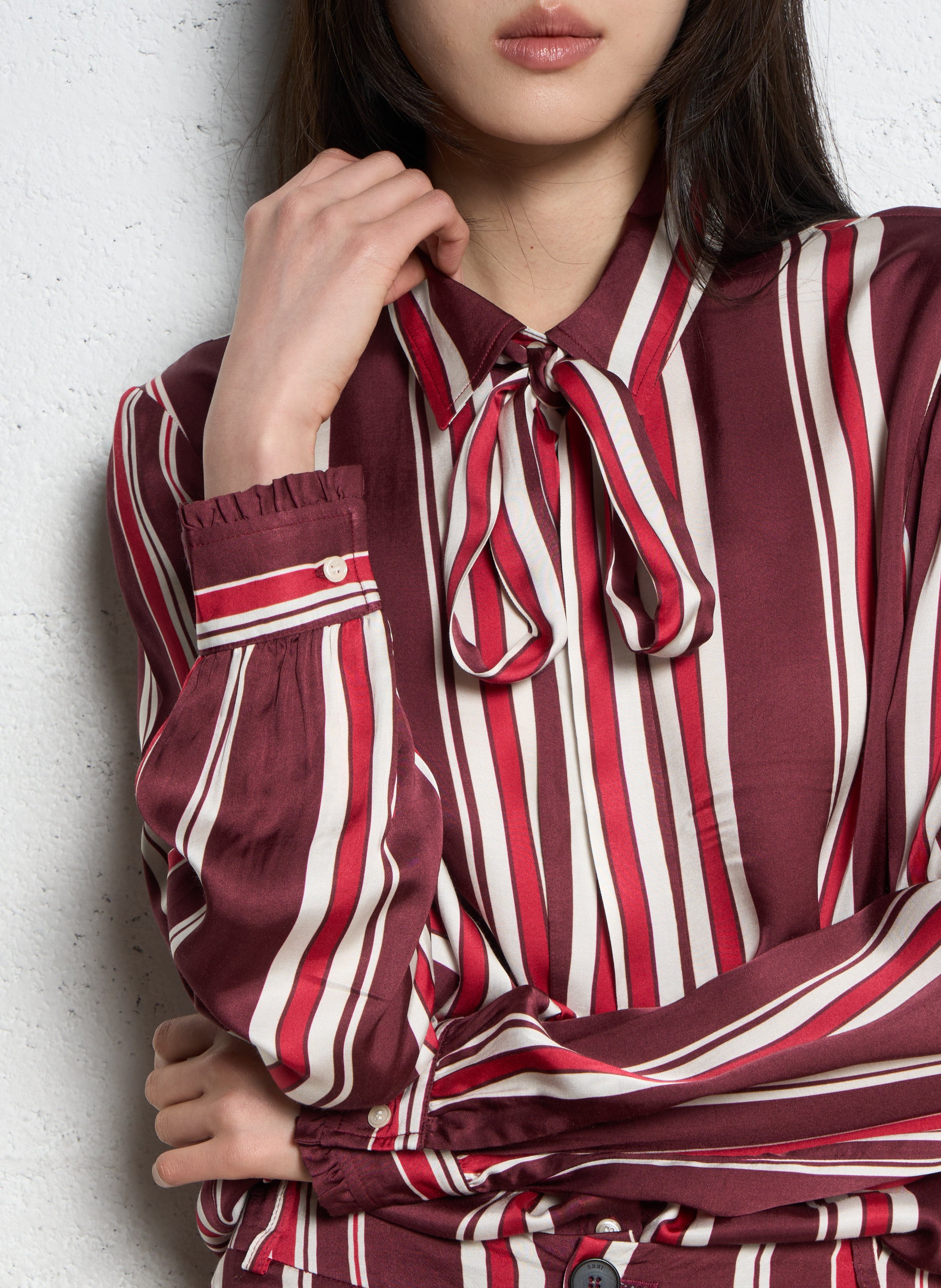 Chemise col classique IKKS Pink