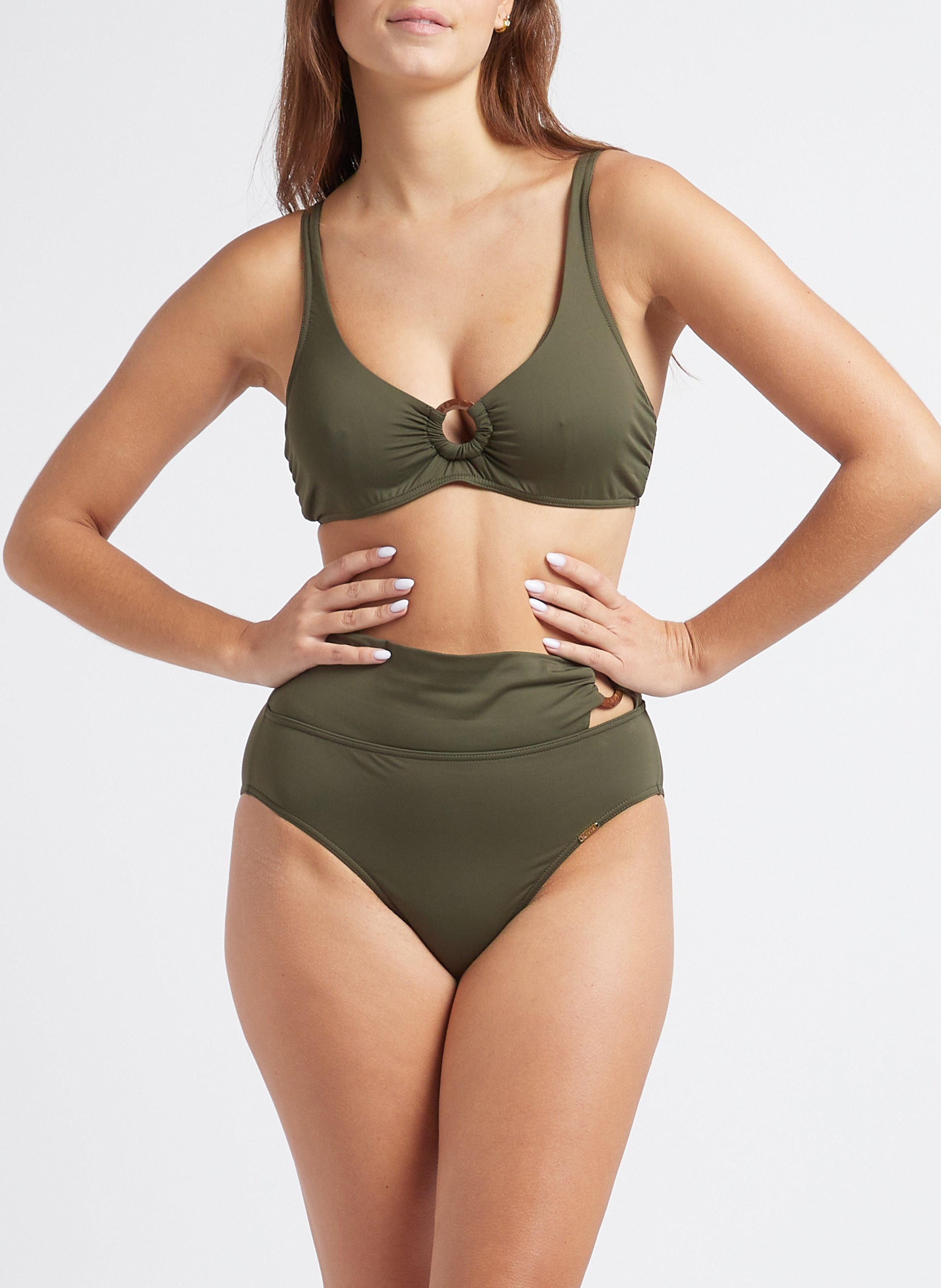 Haut de maillot de bain LIVIA Vert