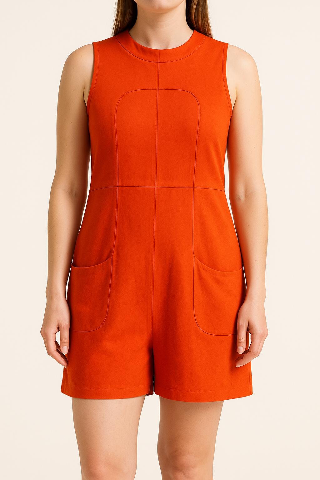 Playsuit TARA JARMON - Seconde Main Orange