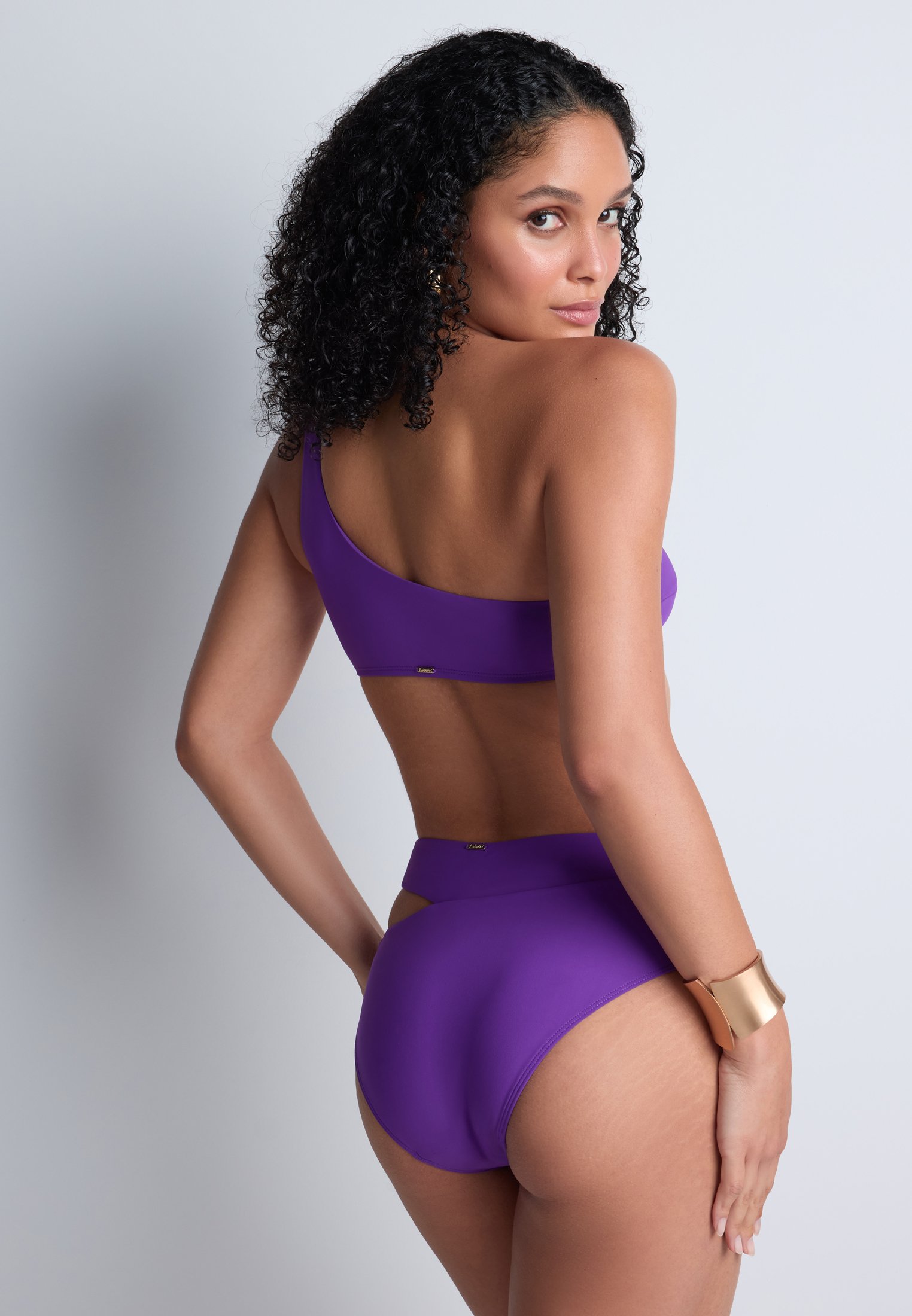 High-rise bikini bottoms AUBADE Purple