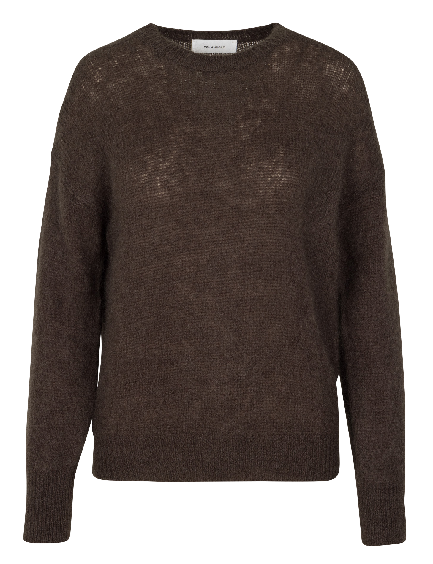 Pull col rond POMANDERE Kaki