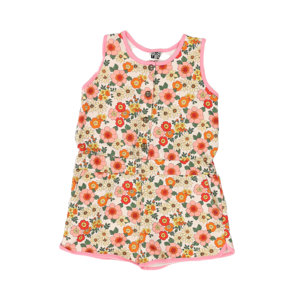 Pink Kids' Romper - 4 years BONTON - Seconde Main Pink