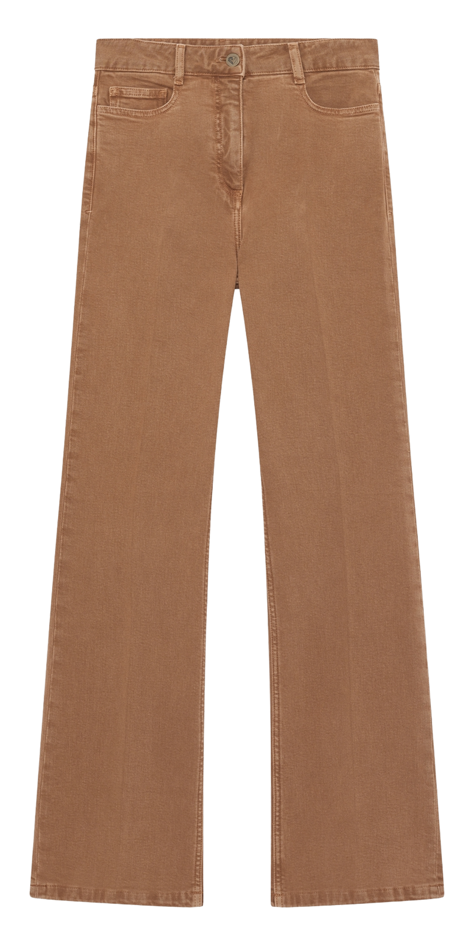 Jean droit PABLO Marron