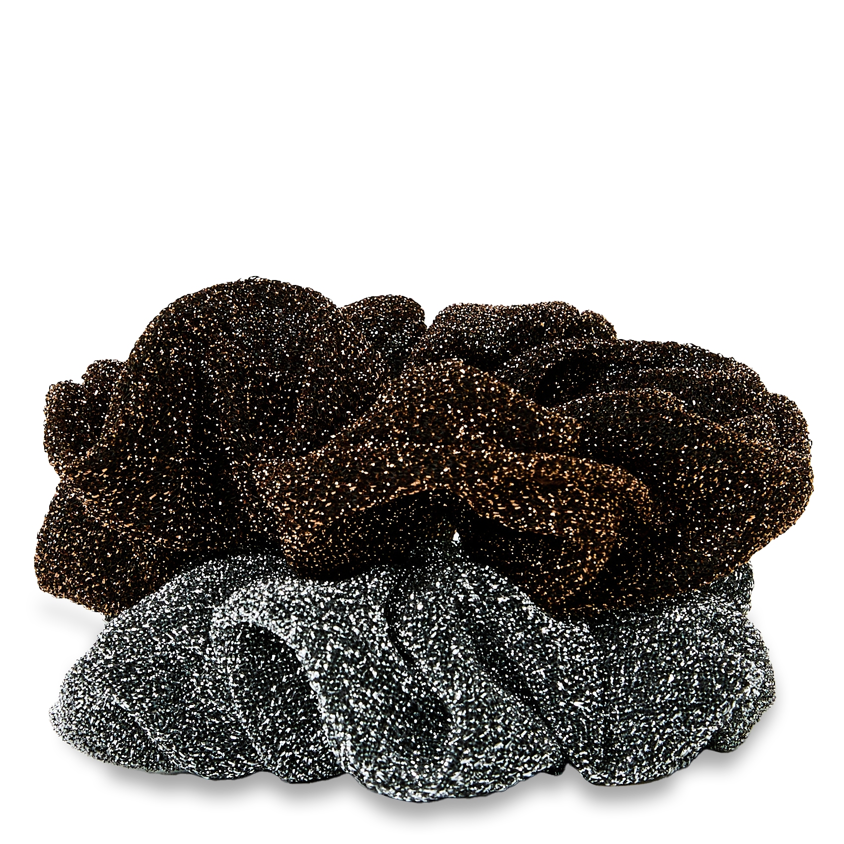 Set van twee lurex haarelastiekjes AU PRINTEMPS PARIS Veelkleurig