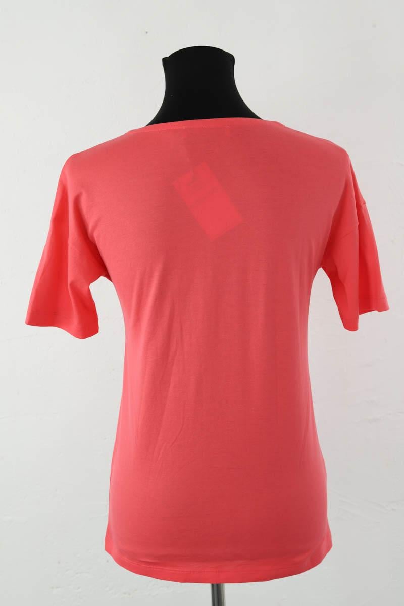 Cotton T-shirt LACOSTE - SECONDE MAIN Pink