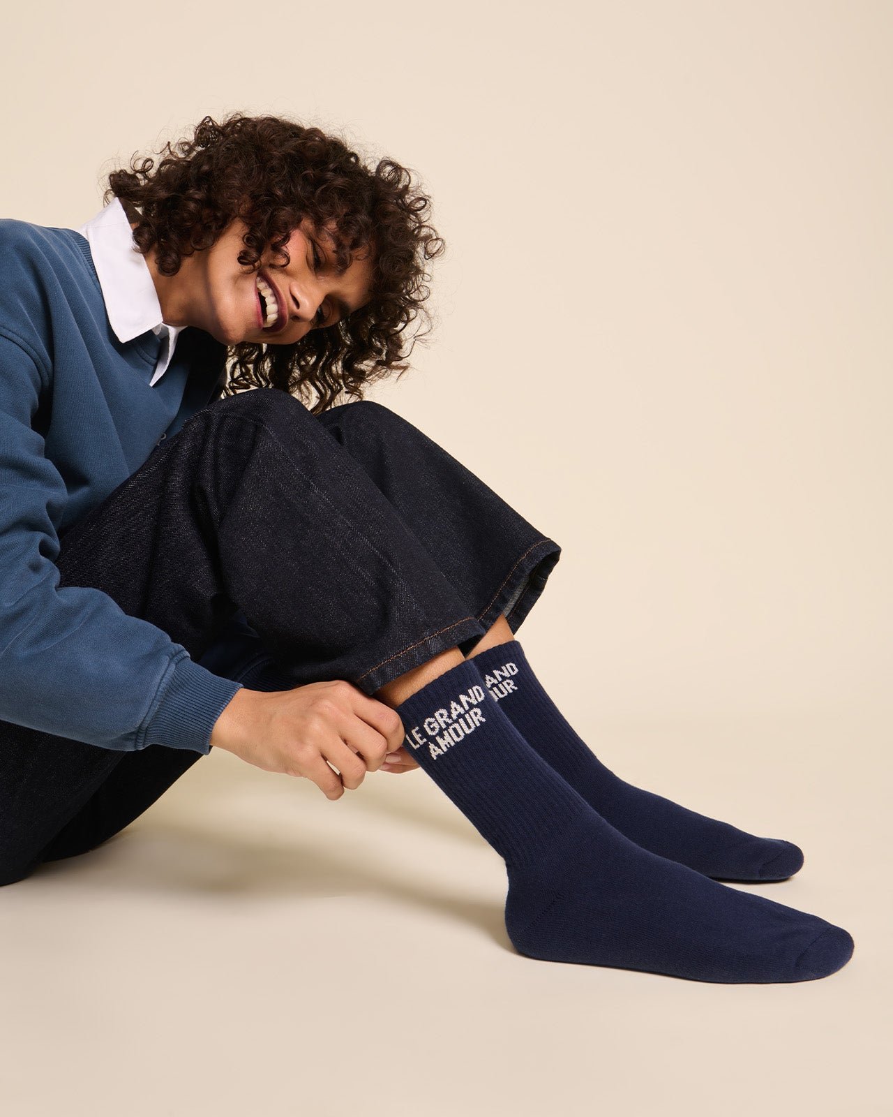 The socks the great love EMOI EMOI Blue