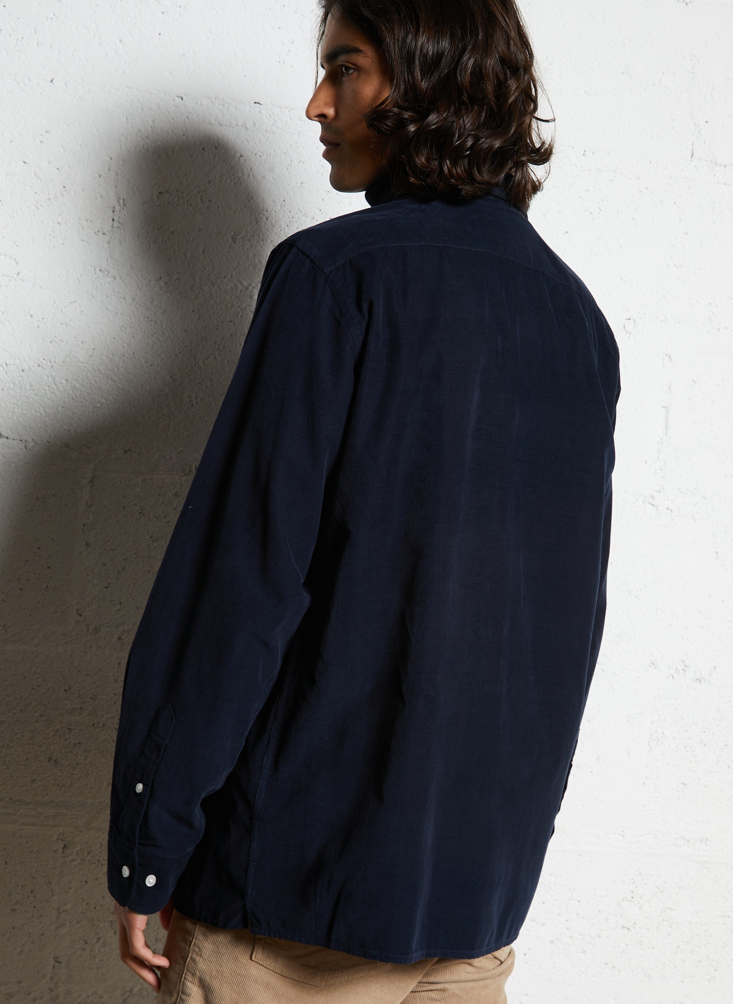 Corduroy overshirt EDEN PARK Blue