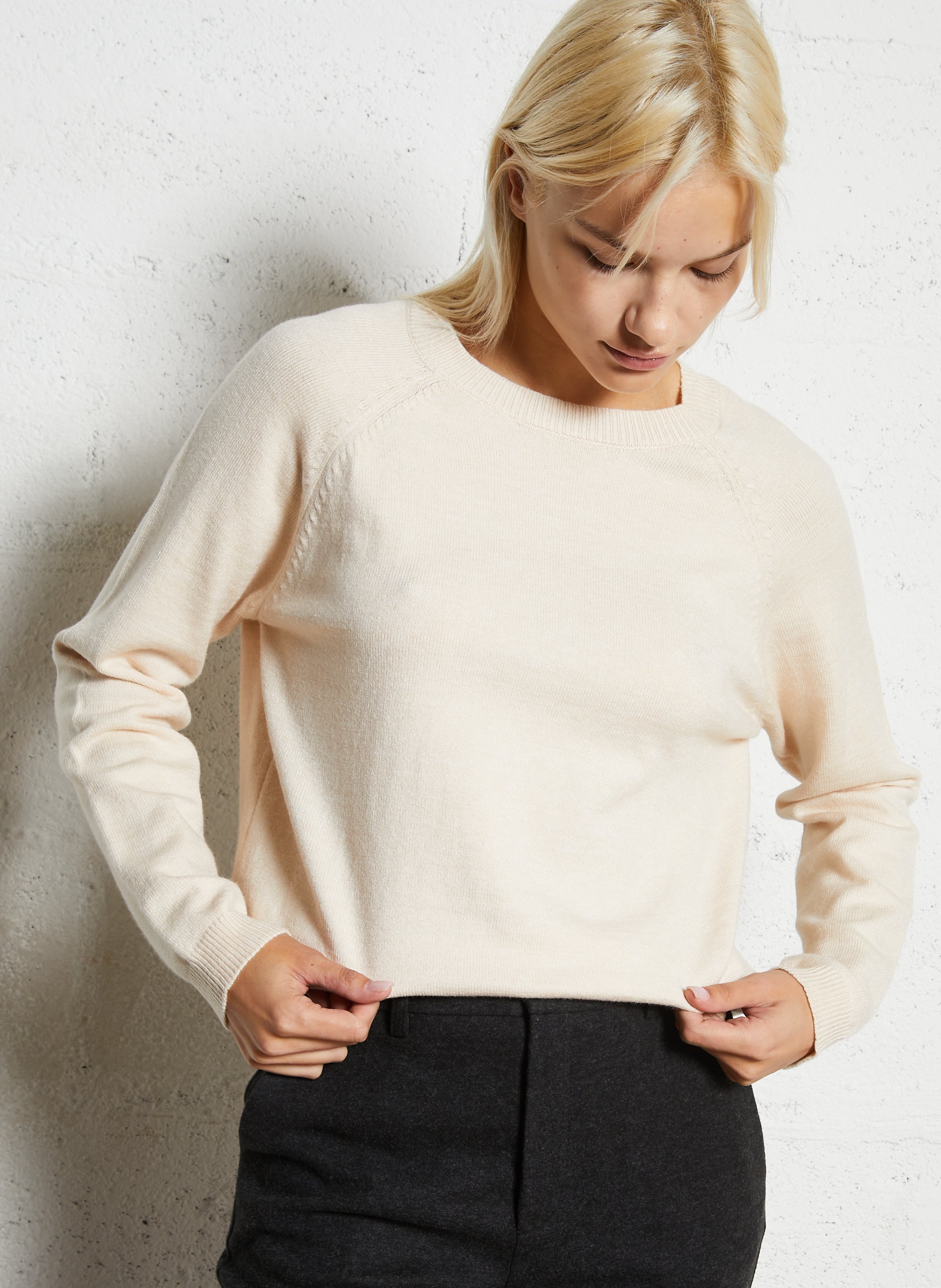 Pull oversize col rond en maille SUD EXPRESS