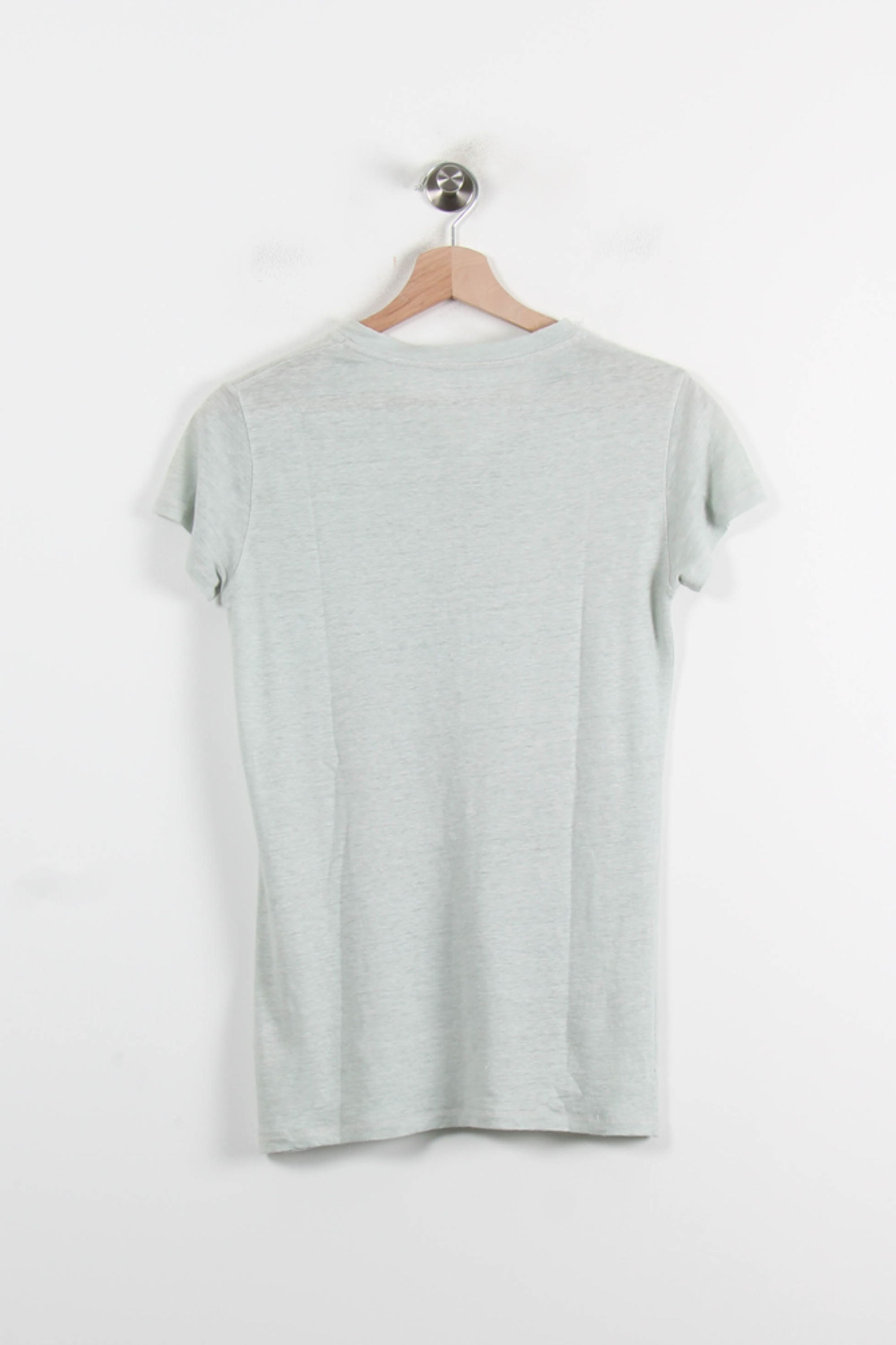 Tommy Badge T-shirt MAJESTIC FILATURES - SECONDE MAIN Grey