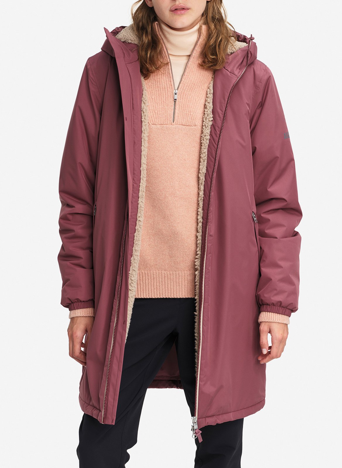 Blouson jacket with hood AIGLE Red