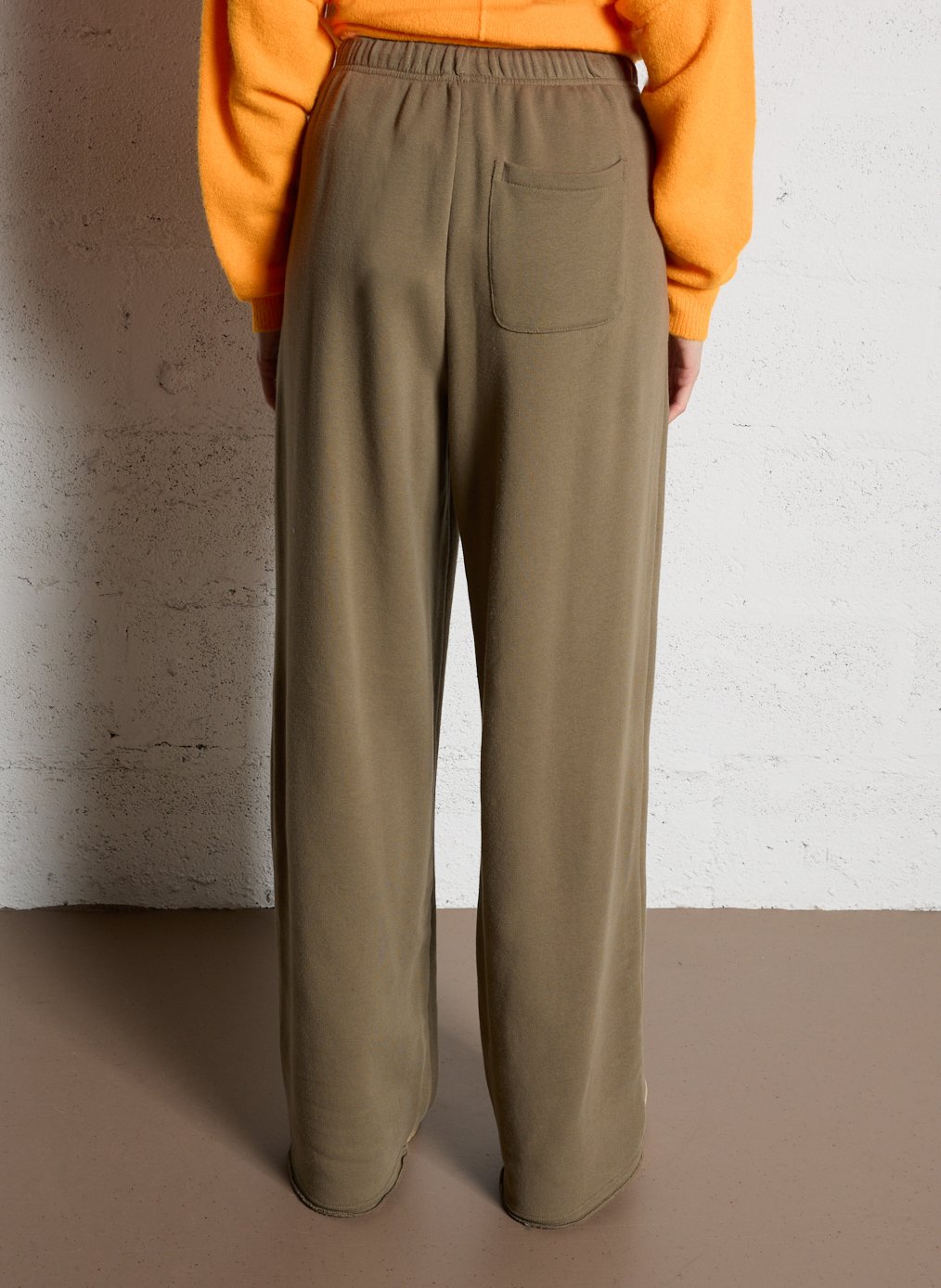 Loose-fit cotton-blend joggers AMERICAN VINTAGE Green