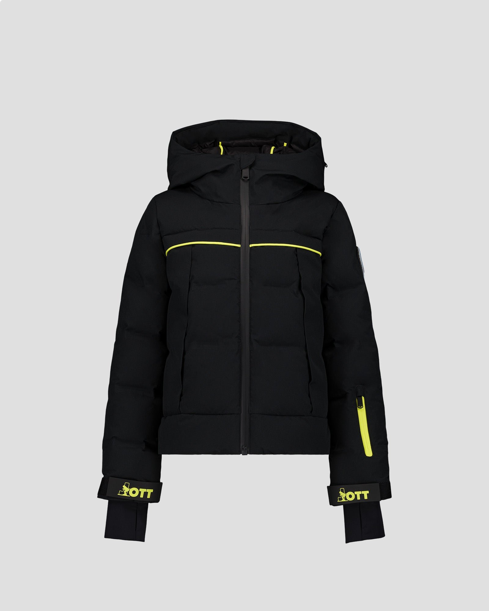 Doudoune ski enfant grand froid cembros JOTT Noir