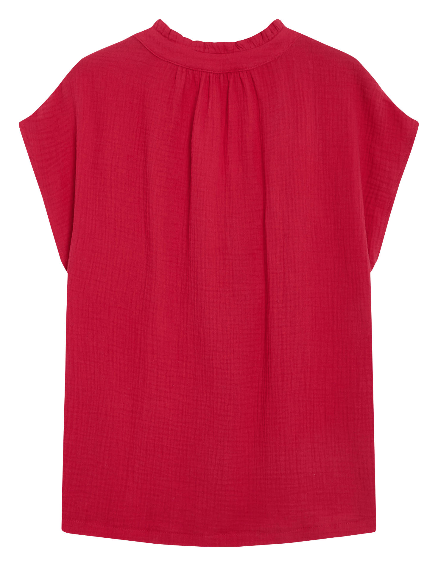 Top en coton col tunisien GRACE ET MILA Rosa