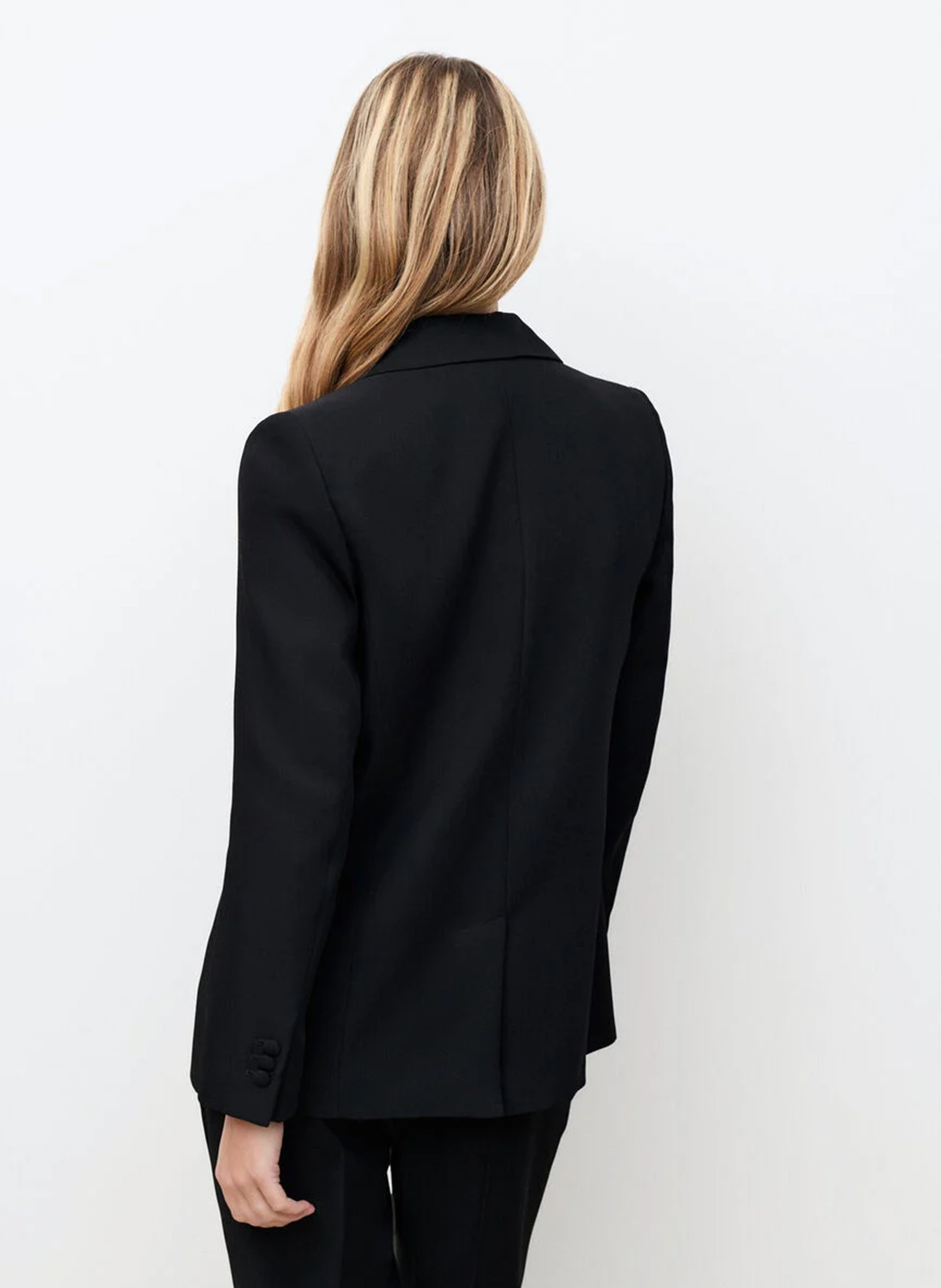 Veste tailleur droite CAROLL Noir