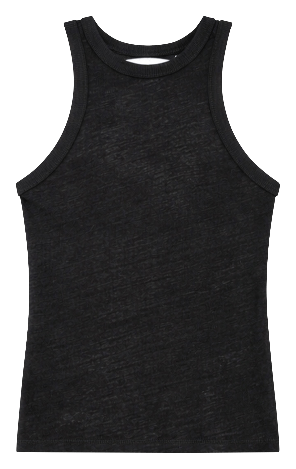 Aansluitende linnen top IRO Zwart