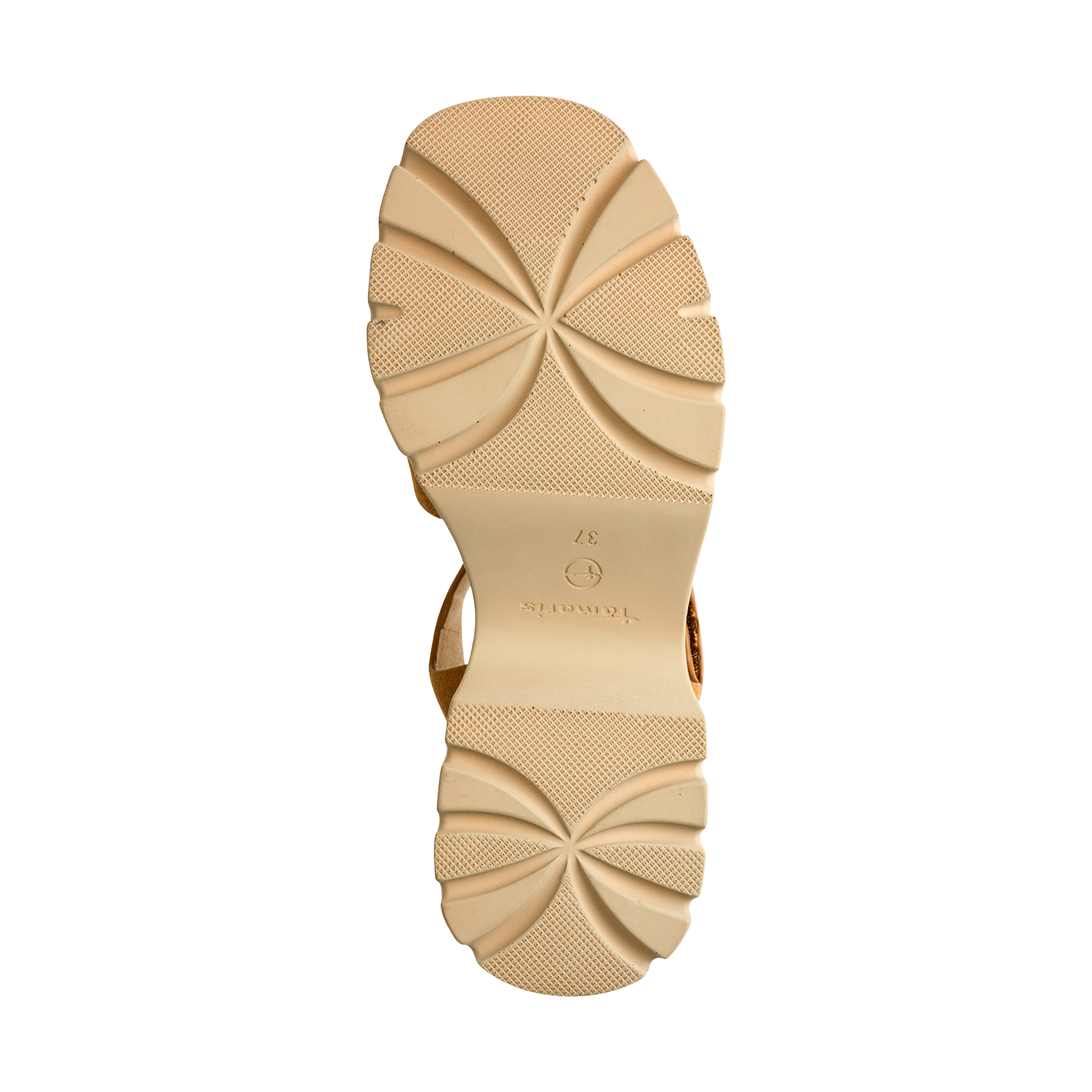 Leather high heel sandals TAMARIS Brown