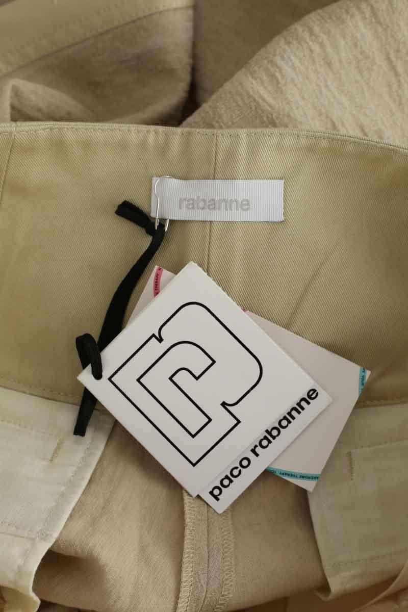 Wide trousers PACO RABANNE - Seconde Main Beige