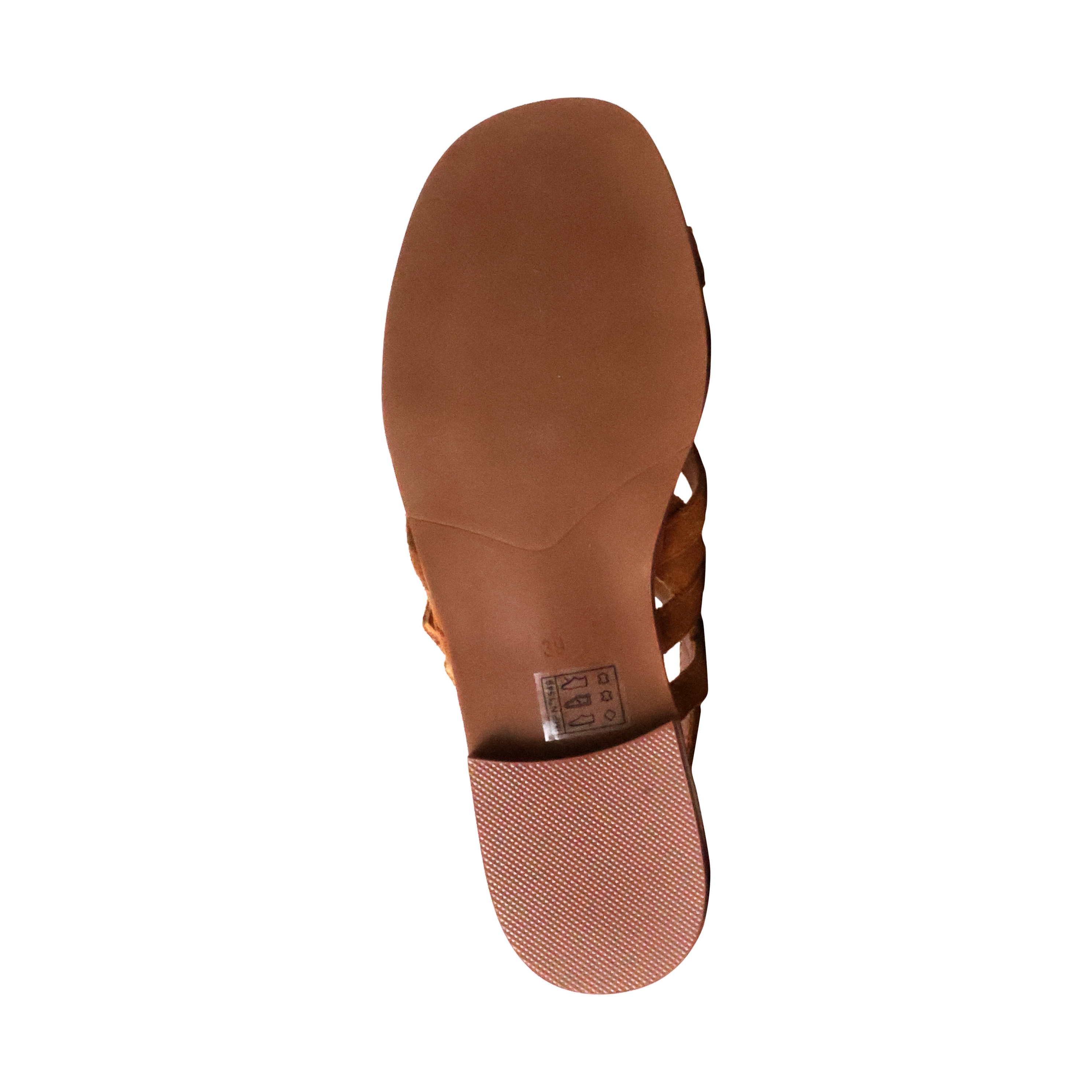 Ariette leather sandals EMILIE KARSTON Brown
