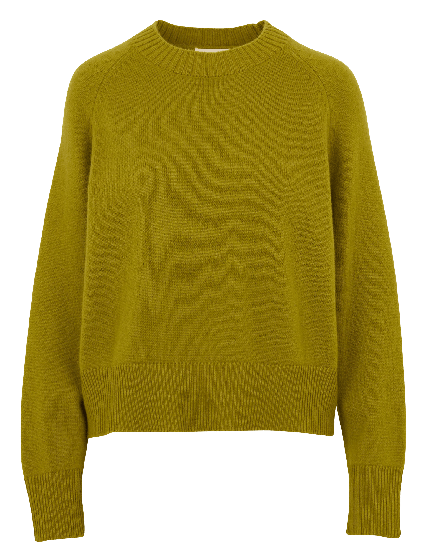 Pull col rond en laine recyclée SUNCOO Vert