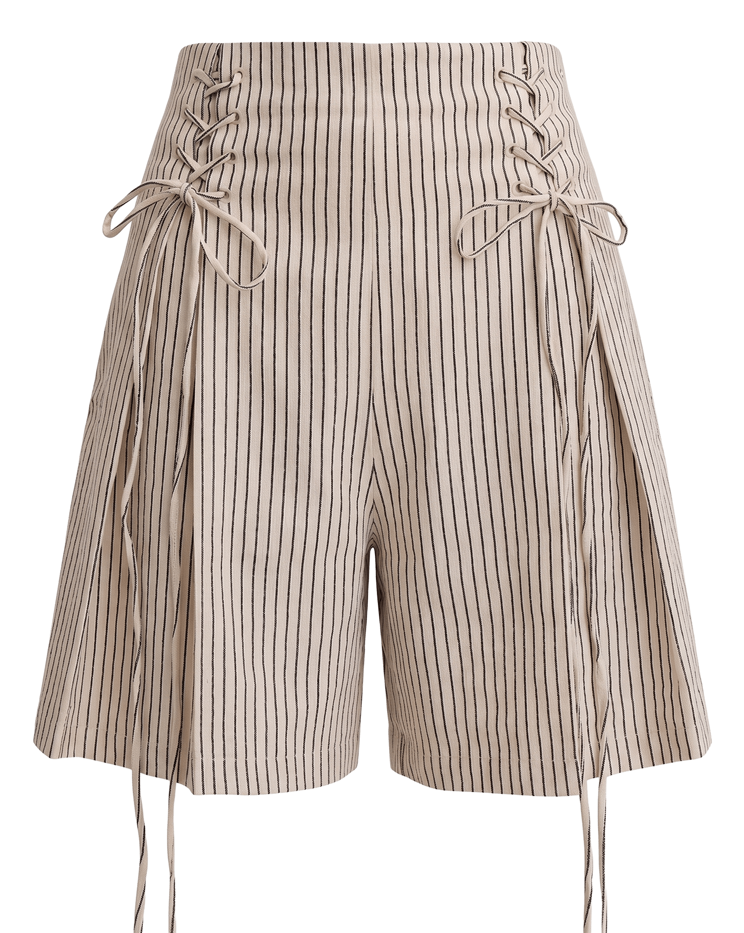 Hohe Taille gerade geschnittene Shorts mit Streifen SIMORRA Mehrfarbig