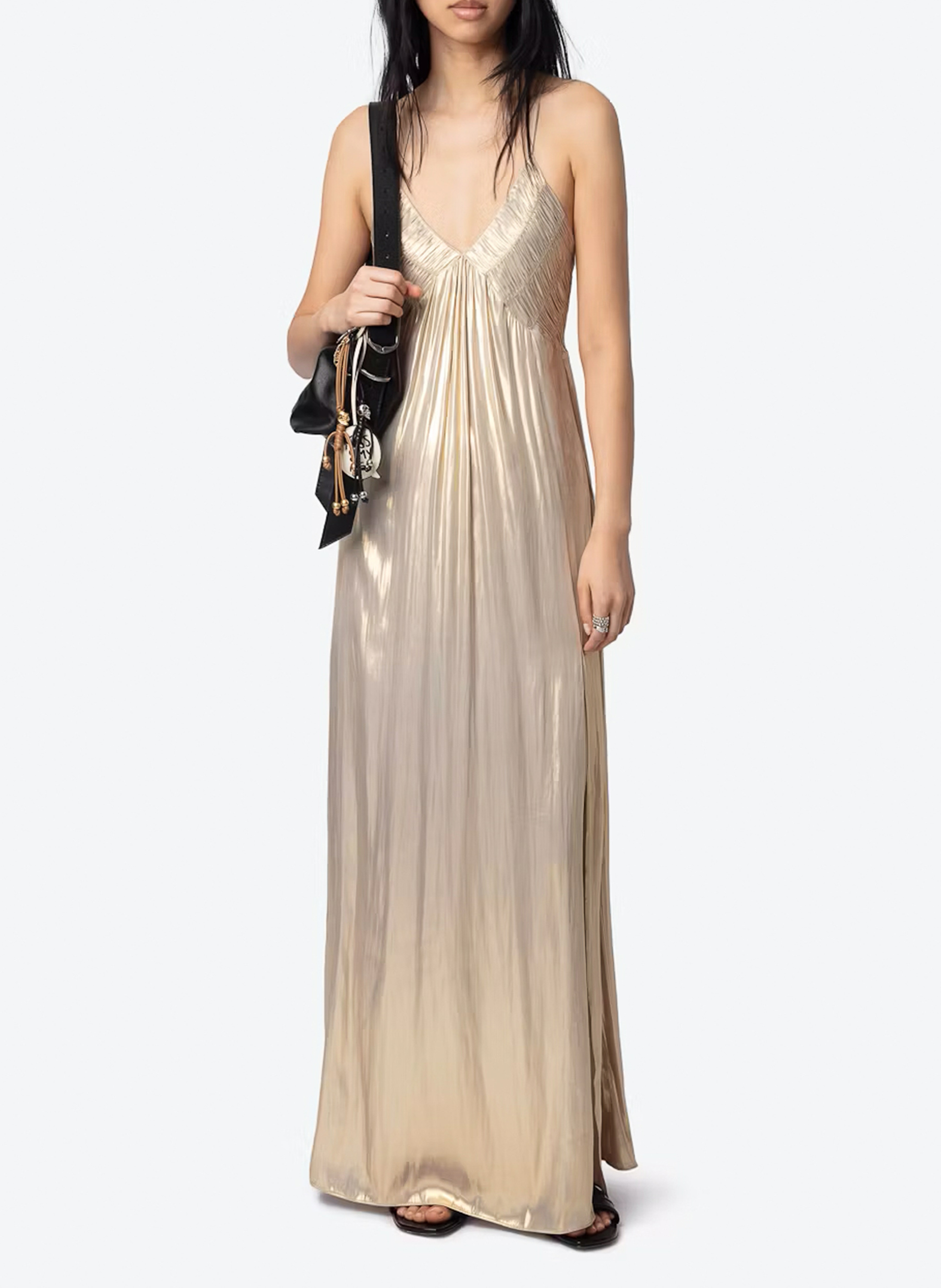 Long V-neck dress ZADIG&VOLTAIRE Golden
