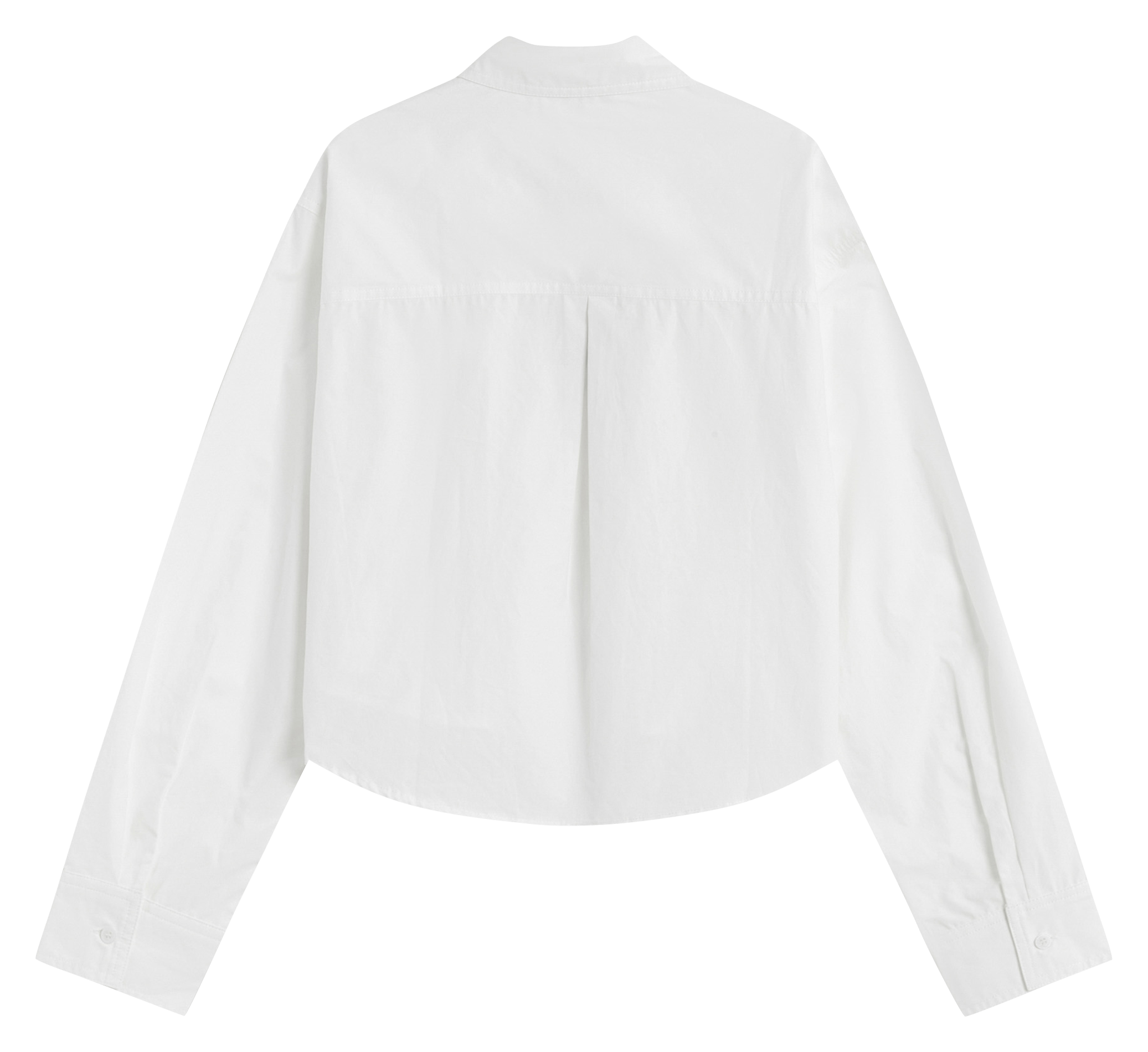 Chemise oversize col classique en coton GRACE ET MILA Blanc