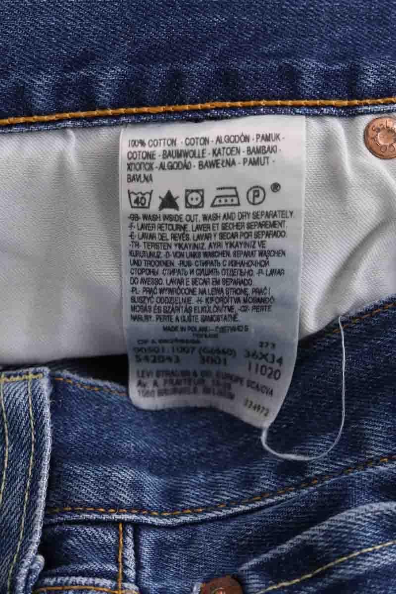 501 straight jeans LEVI'S - Seconde main Blue