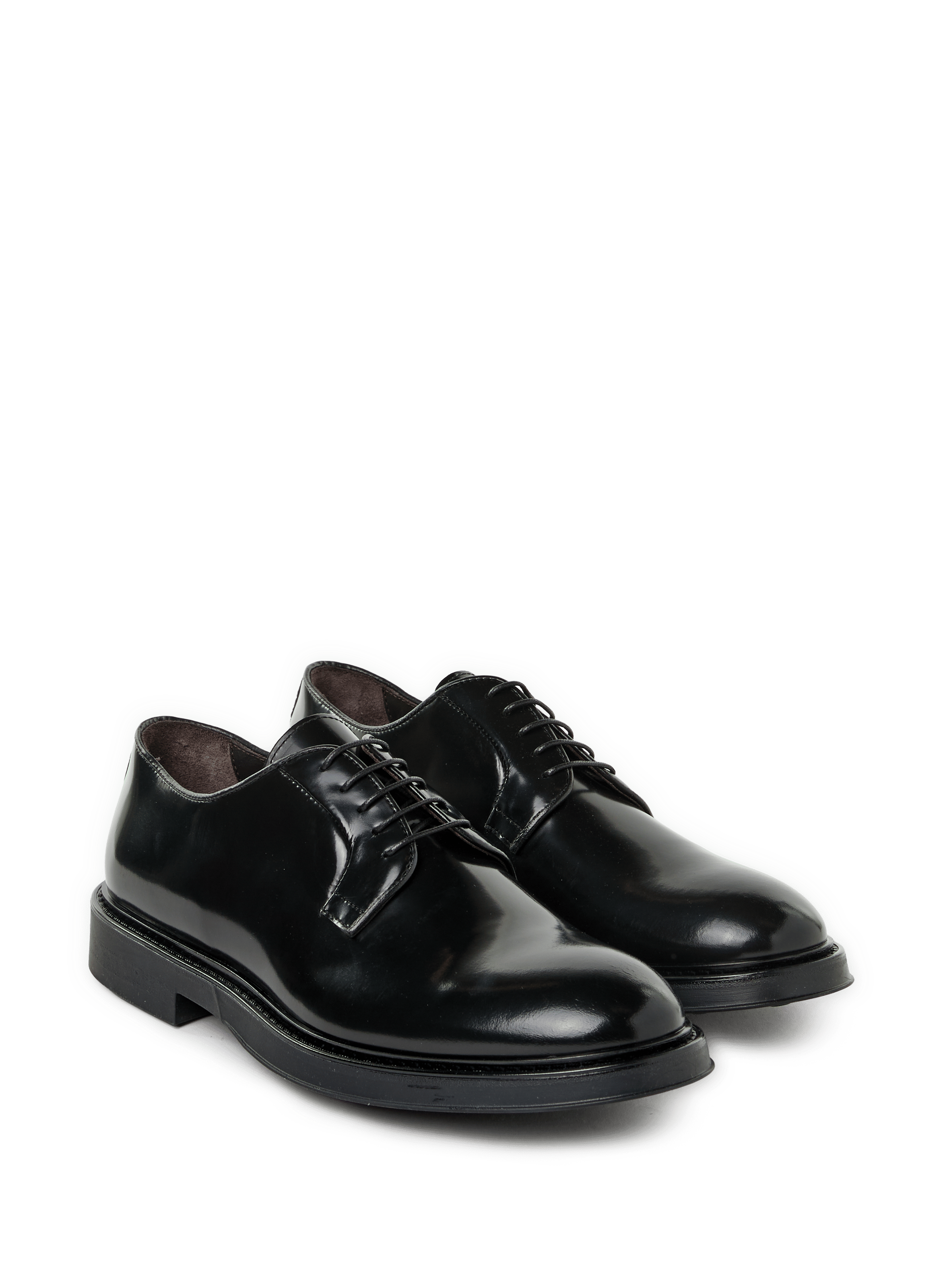 Veal leather derby shoes SAISON 1865 Black