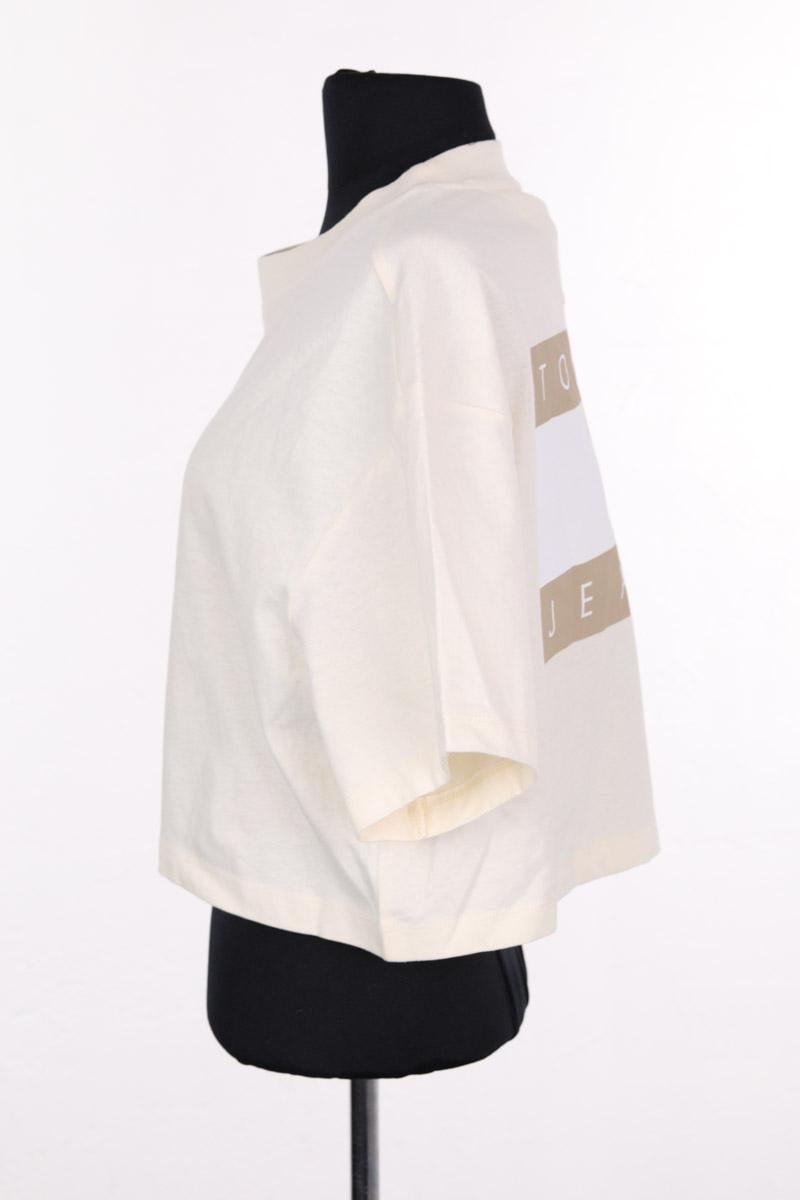 T-shirt TOMMY HILFIGER - SECONDE MAIN Beige
