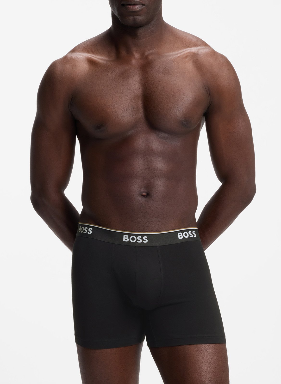 Pack of 3 cotton-blend boxer shorts BOSS Multicolored