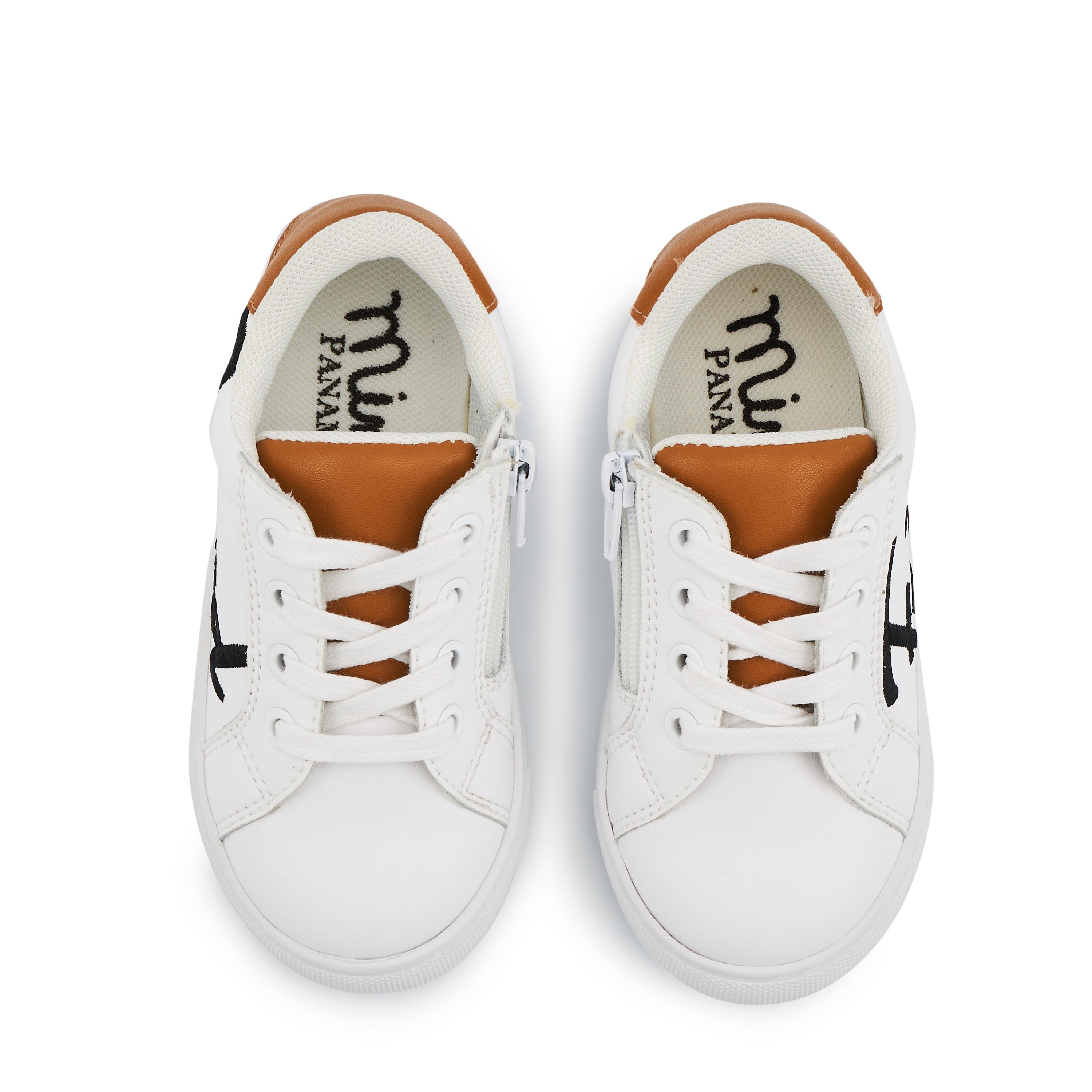 Leather sneakers BONS BAISERS PARIS White