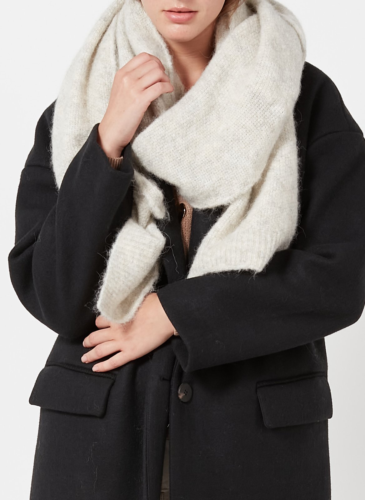 Strickschal AMERICAN VINTAGE Beige