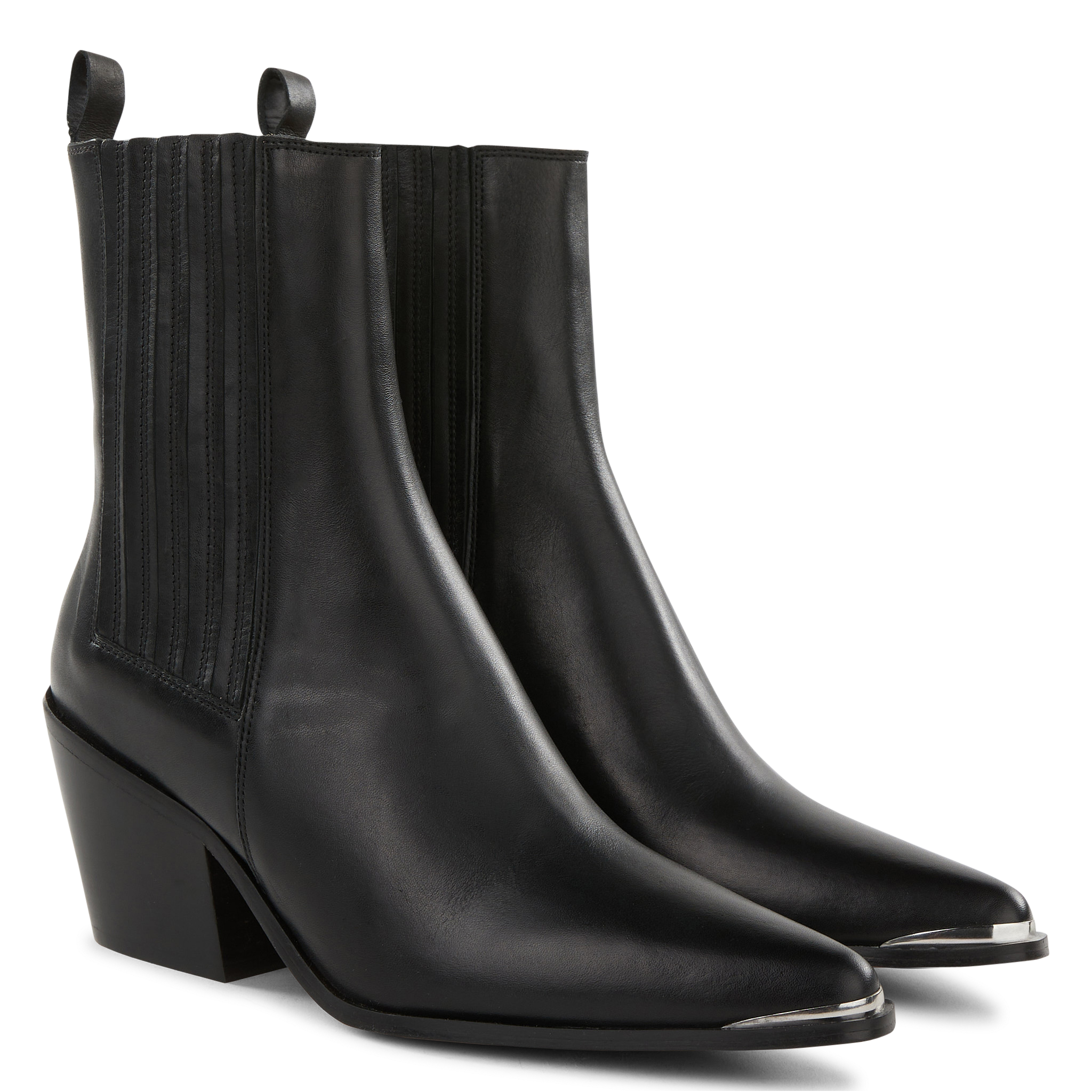 Leather cowboy boots SAISON 1865 Black