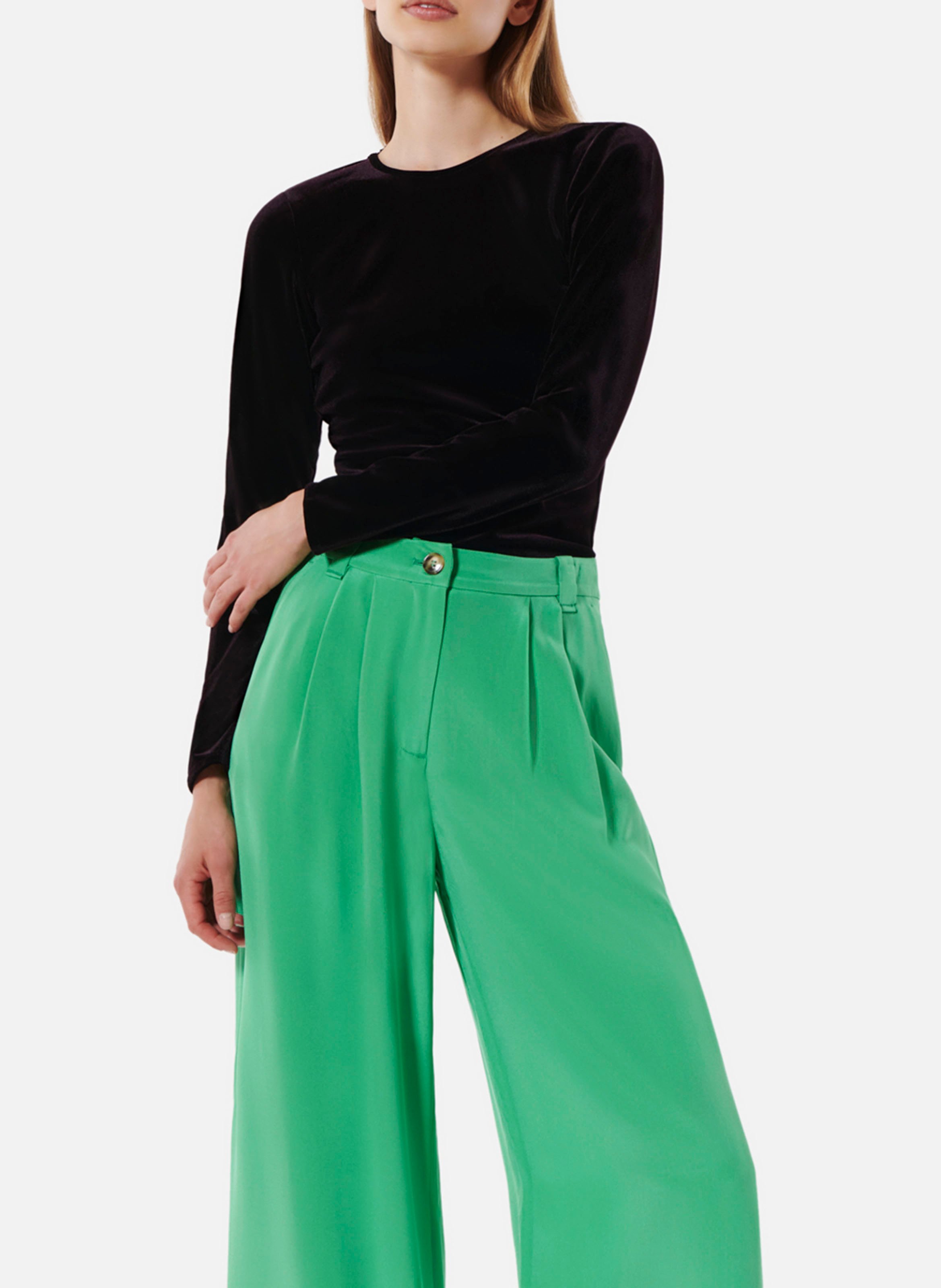 Long-sleeved velvet bodysuit KARMA KOMA Purple