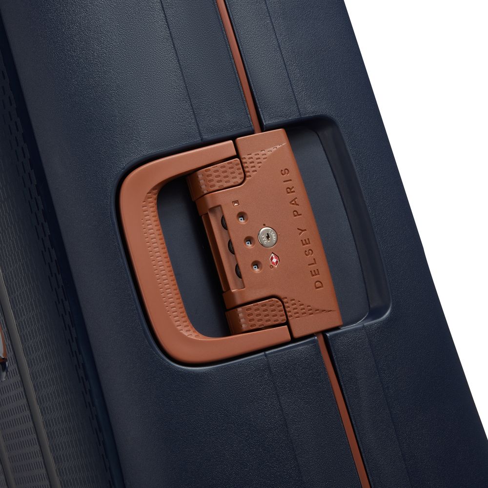 Rigid hold suitcase Blue