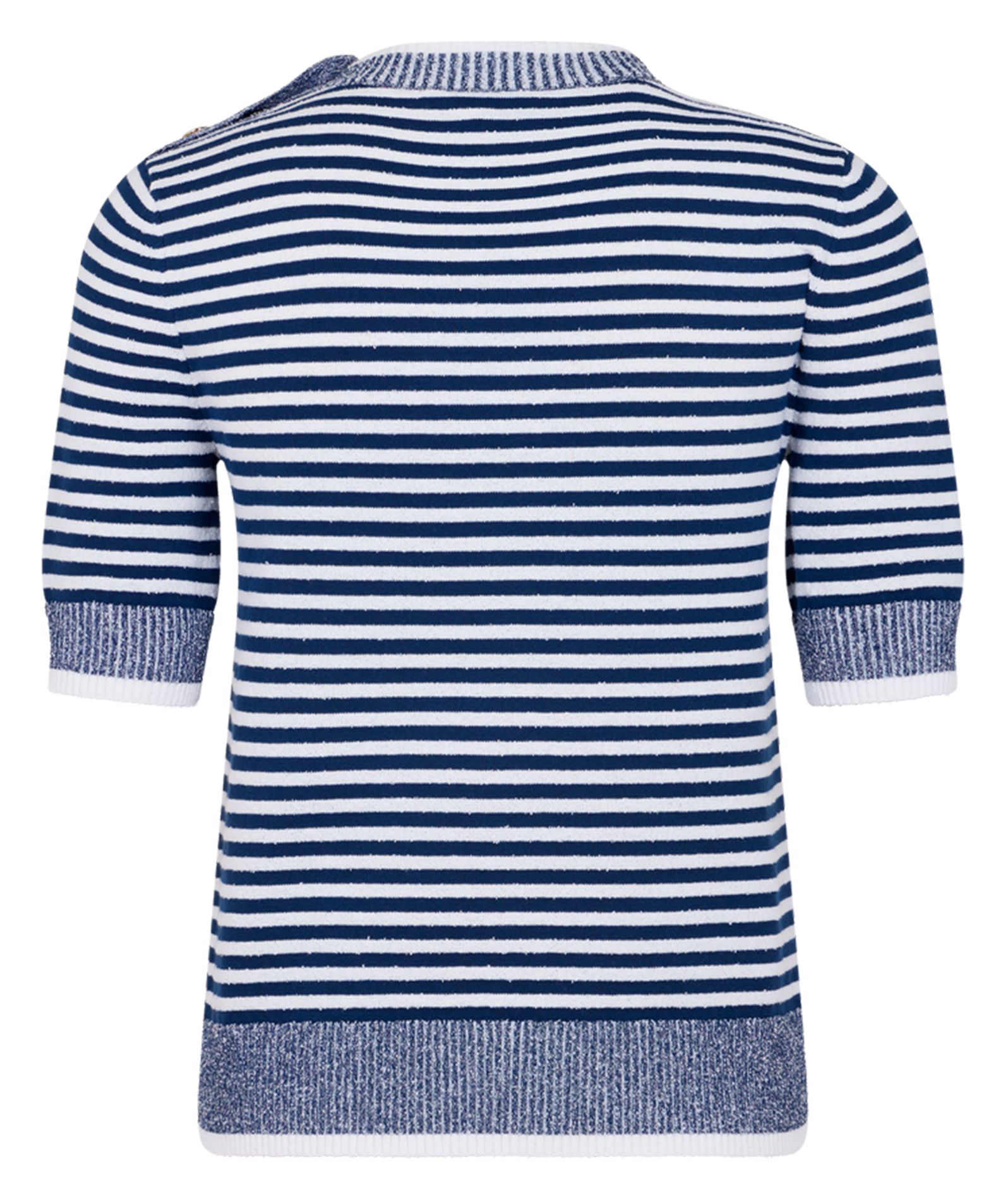 Pull droit rayé Multicolore