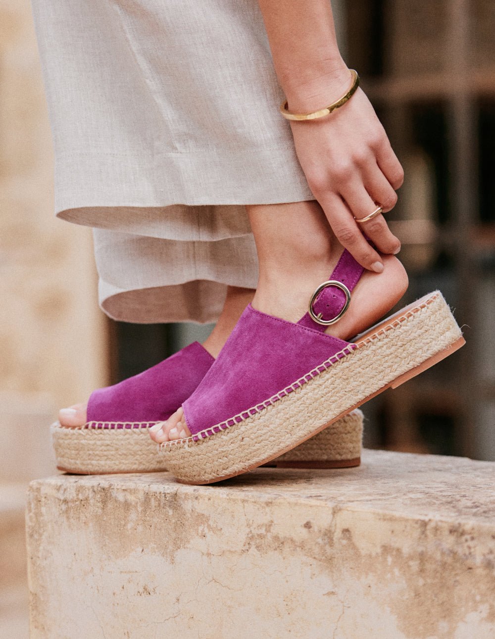 Espadrilles ODAJE EX. M.MOUSTACHE Pink