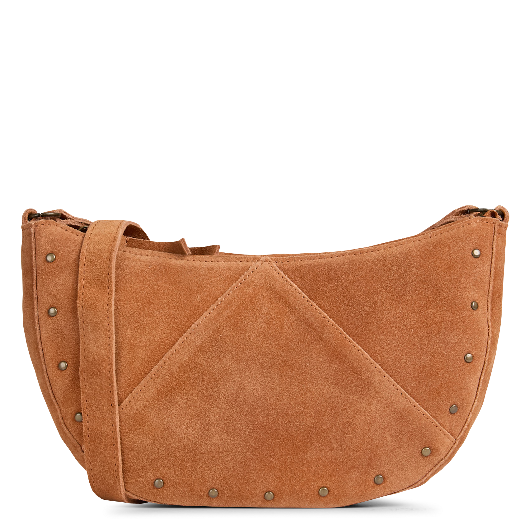 Dori leather shoulder bag PIECES Brown