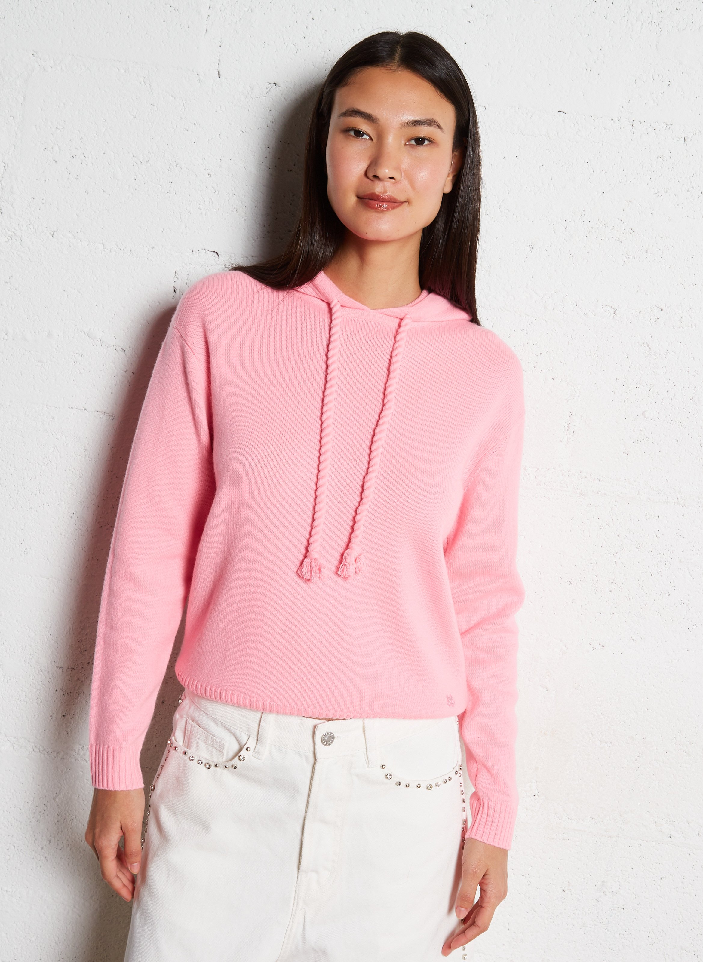 Pull oversize en cachemire KUJTEN Rose