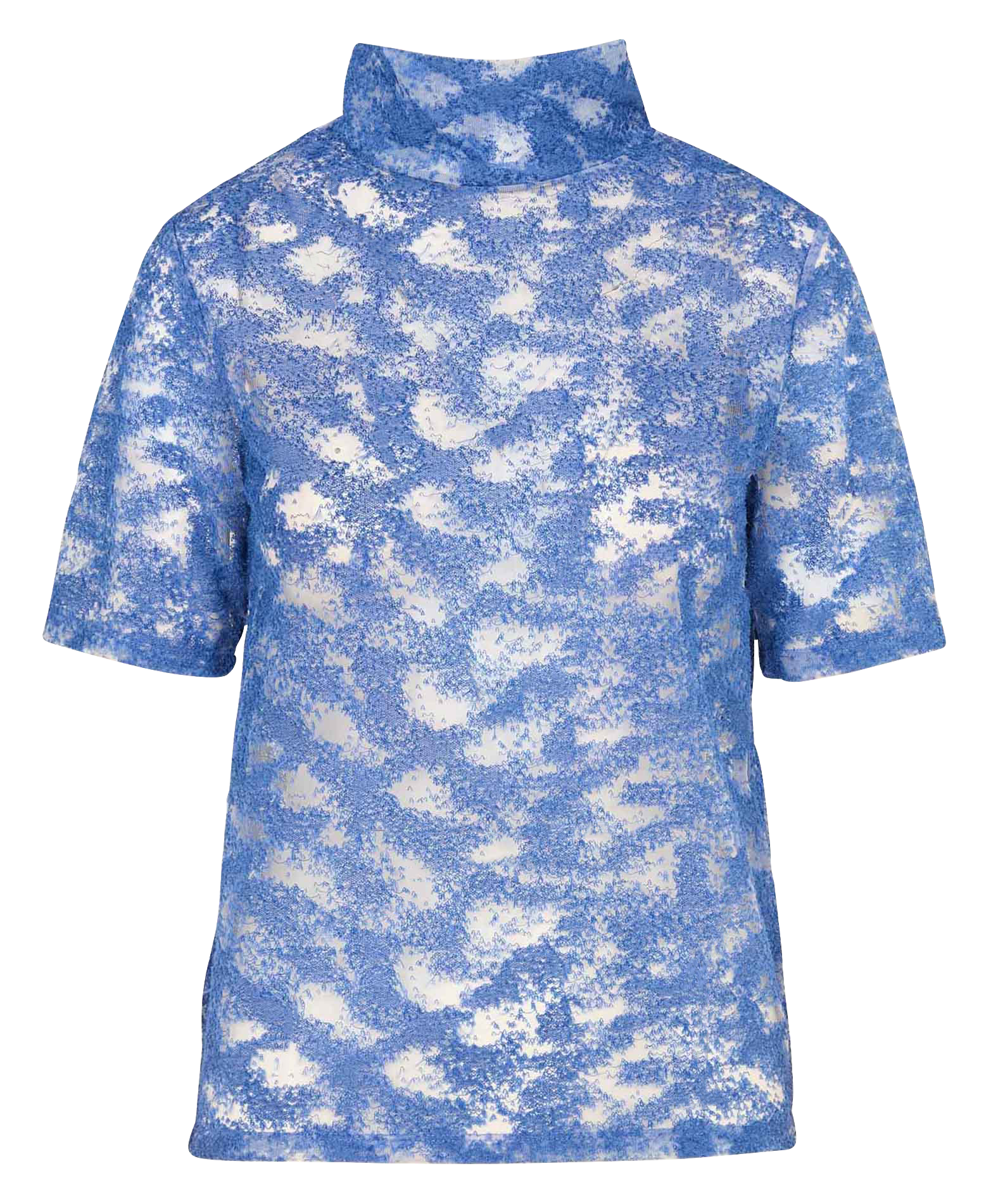 Top ajusté en coton mélangé RITA ROW Bleu