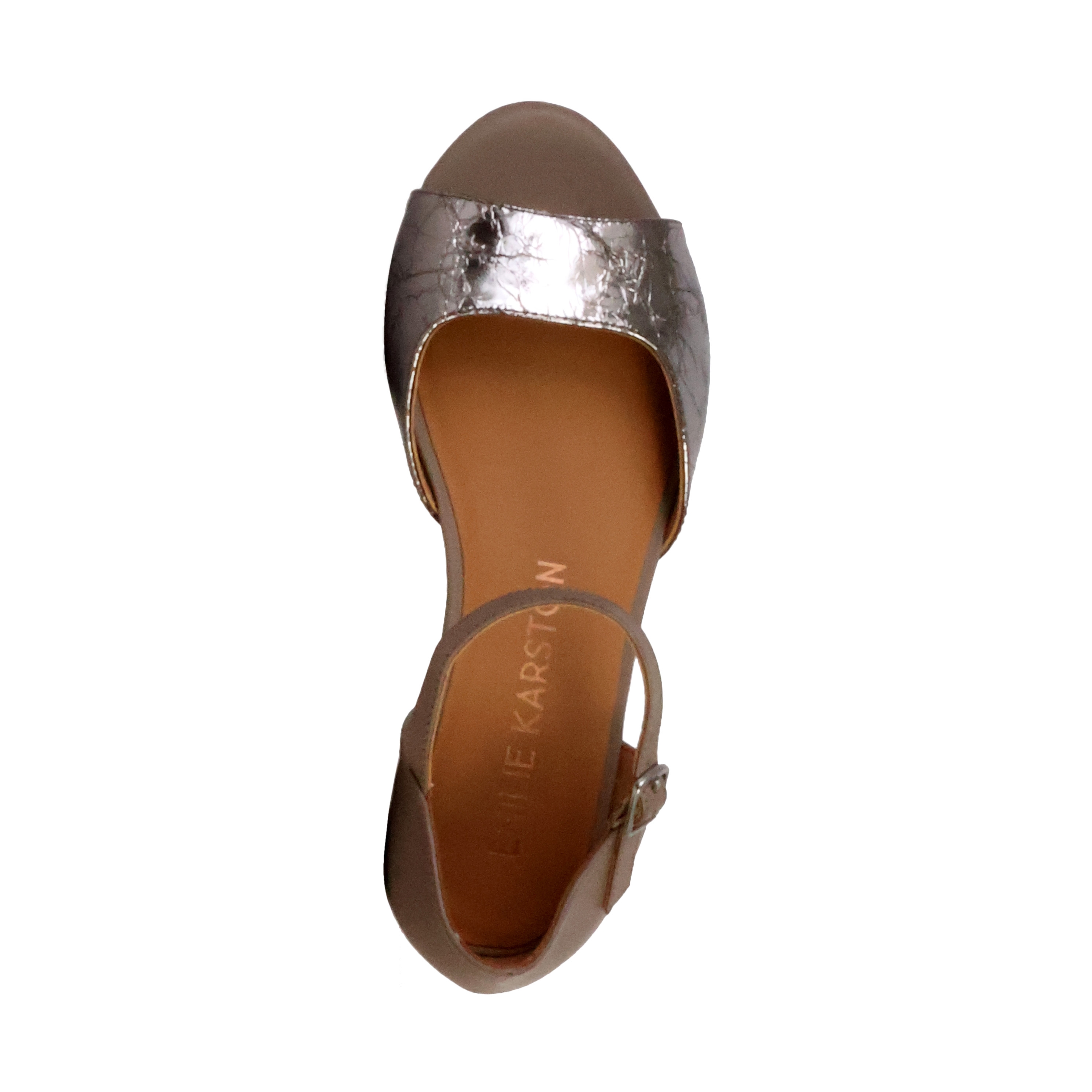 Axelle leather sandals EMILIE KARSTON Silver