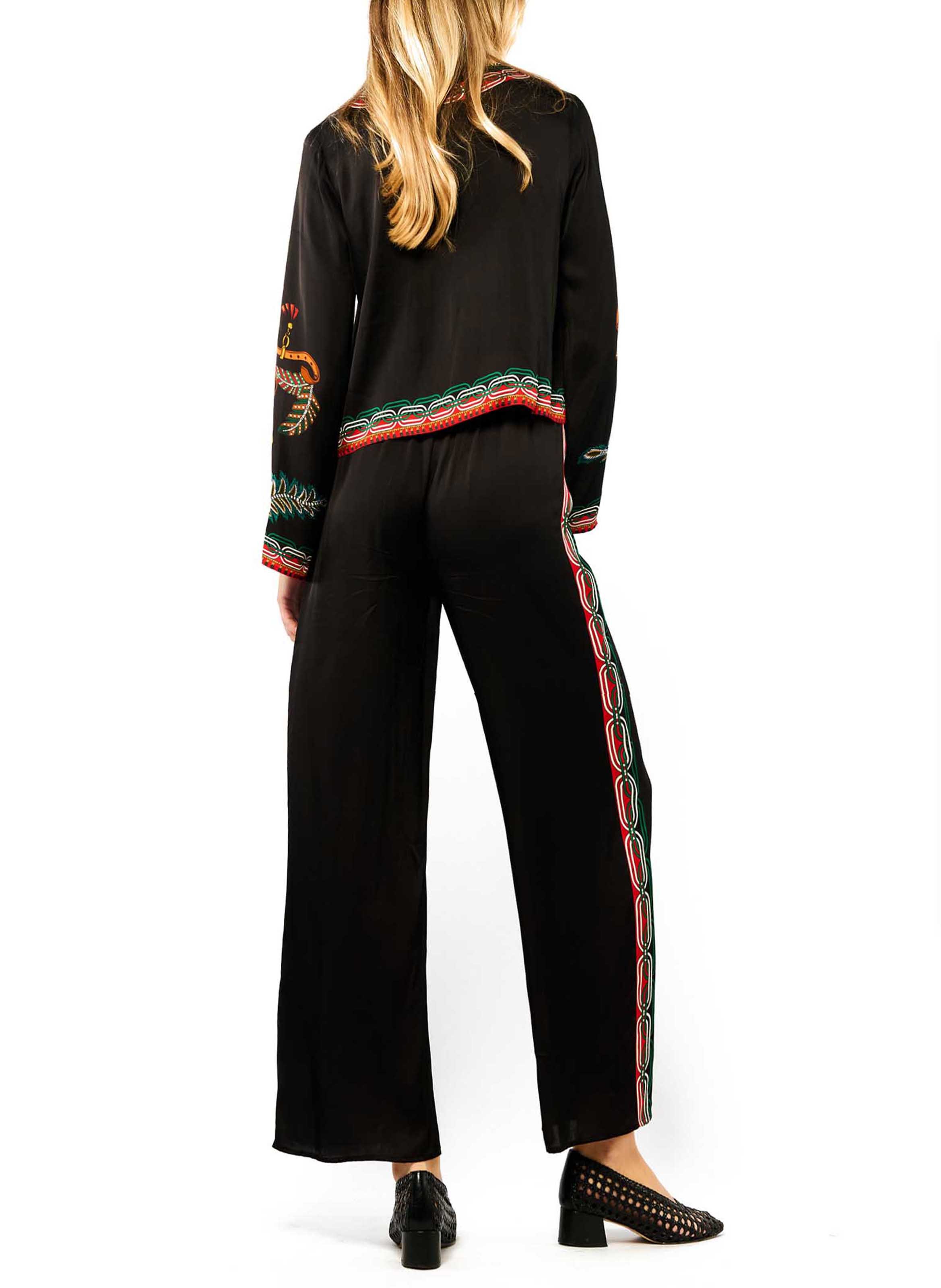 Wide trousers WILD Black