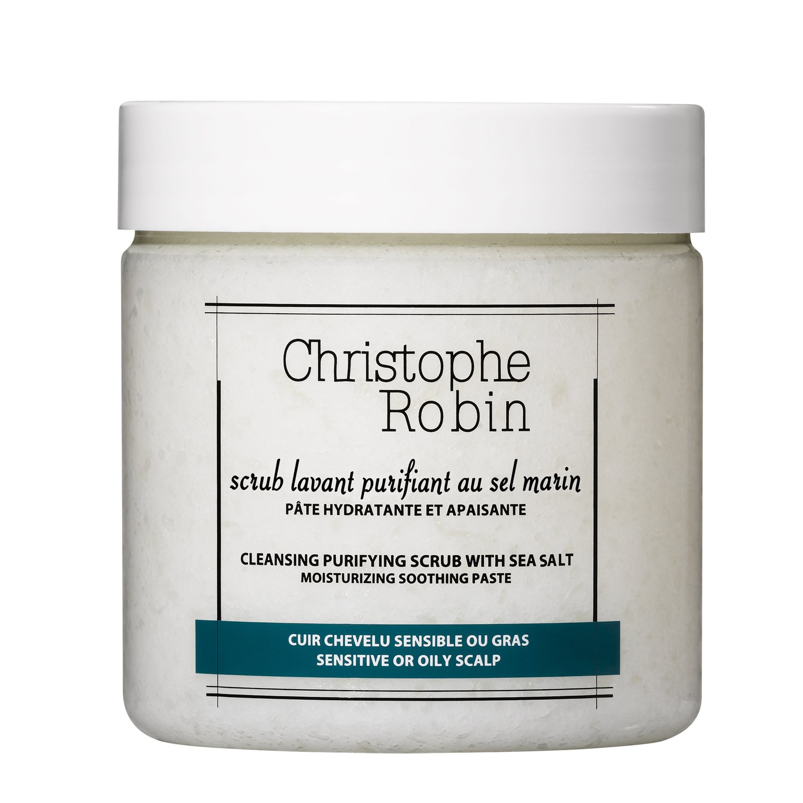 Scrub lavant purifiant au sel marin CHRISTOPHE ROBIN No color