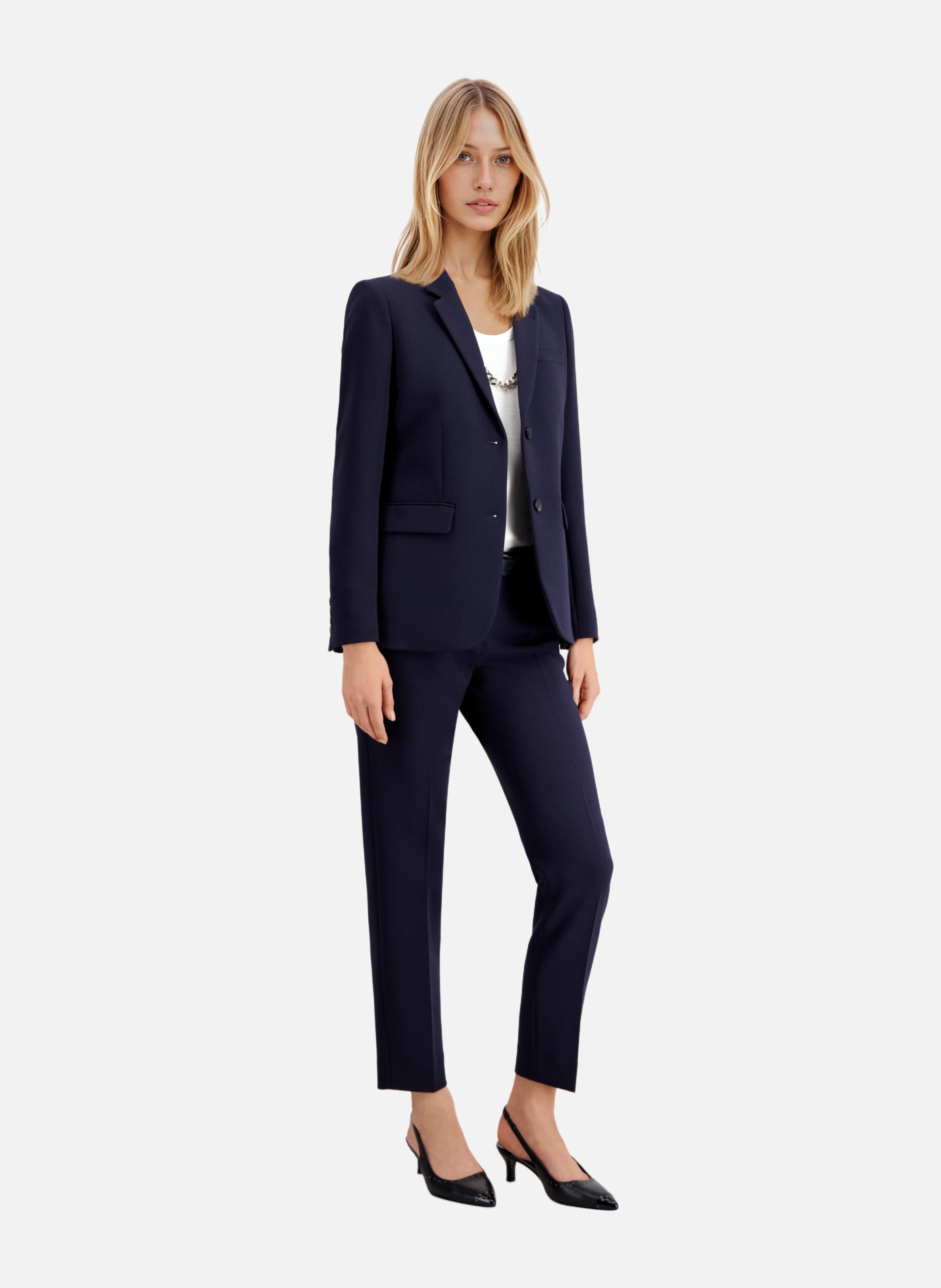 Structured crepe suit jacket THE KOOPLES Blue