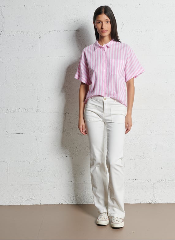 Straight Cut Jeans aus Stretch-Baumwolle - Look 9