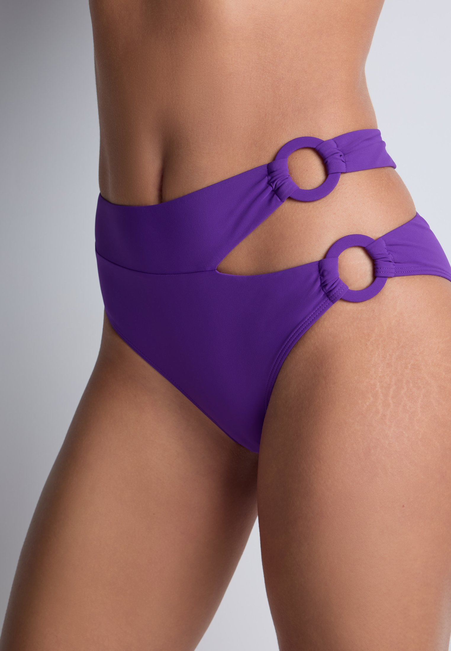 High-rise bikini bottoms AUBADE Purple