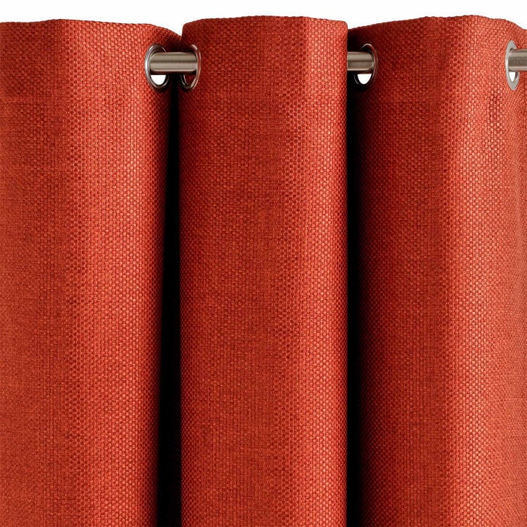 Curtain with eyelets MADURA Orange