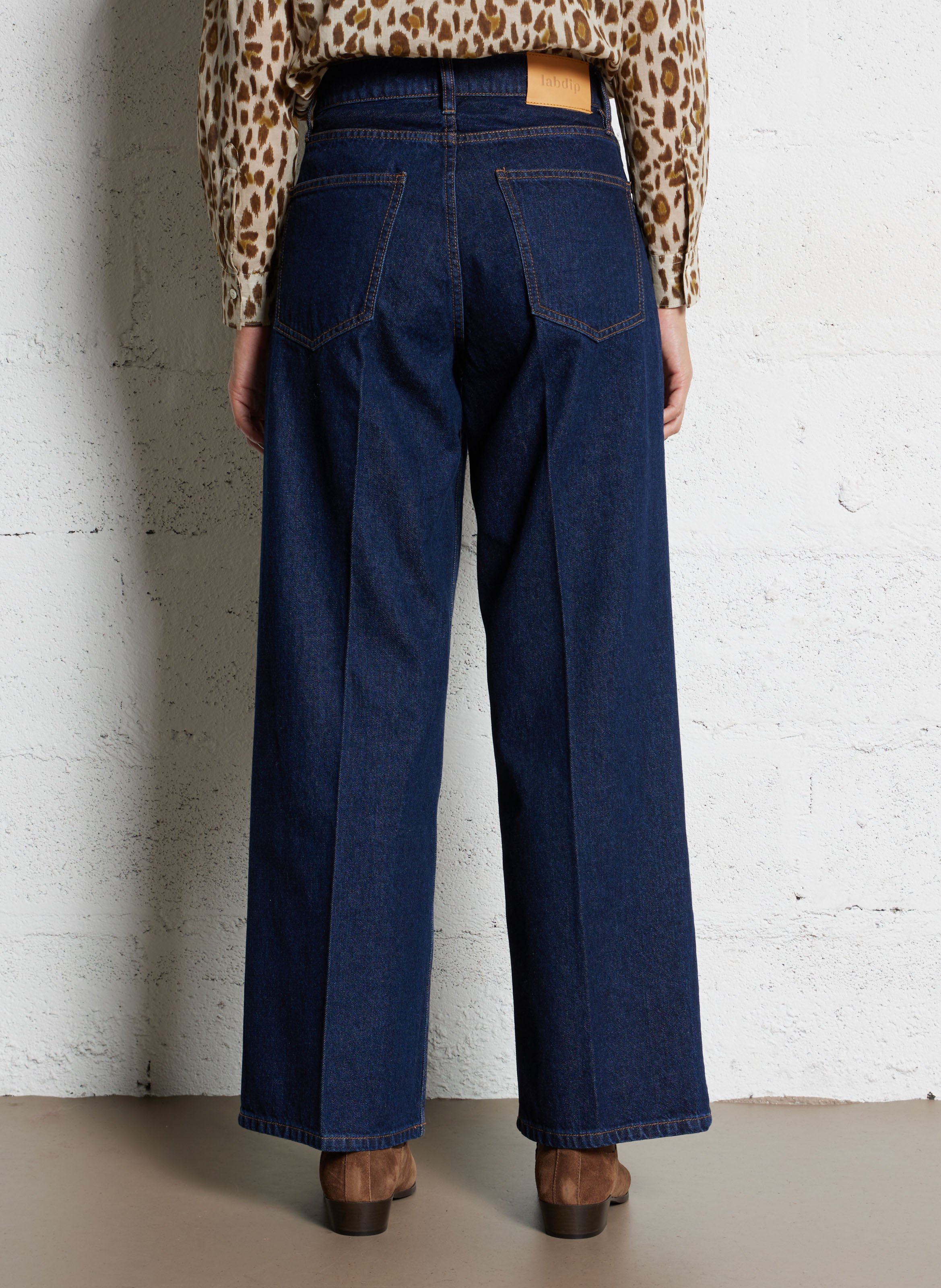 Grote katoenen jeans LAB DIP Blauw