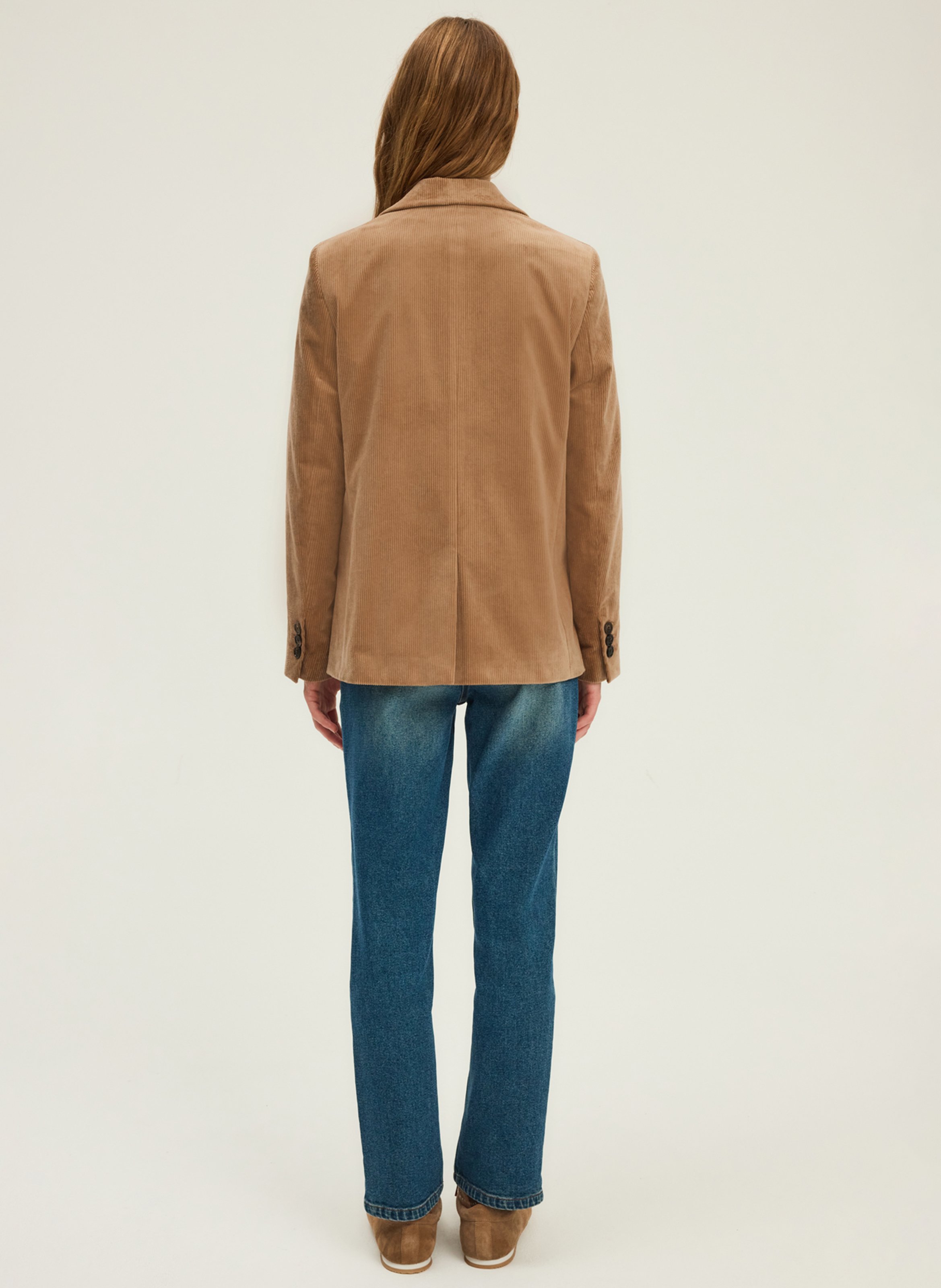 Corduroy suit jacket PABLO Brown