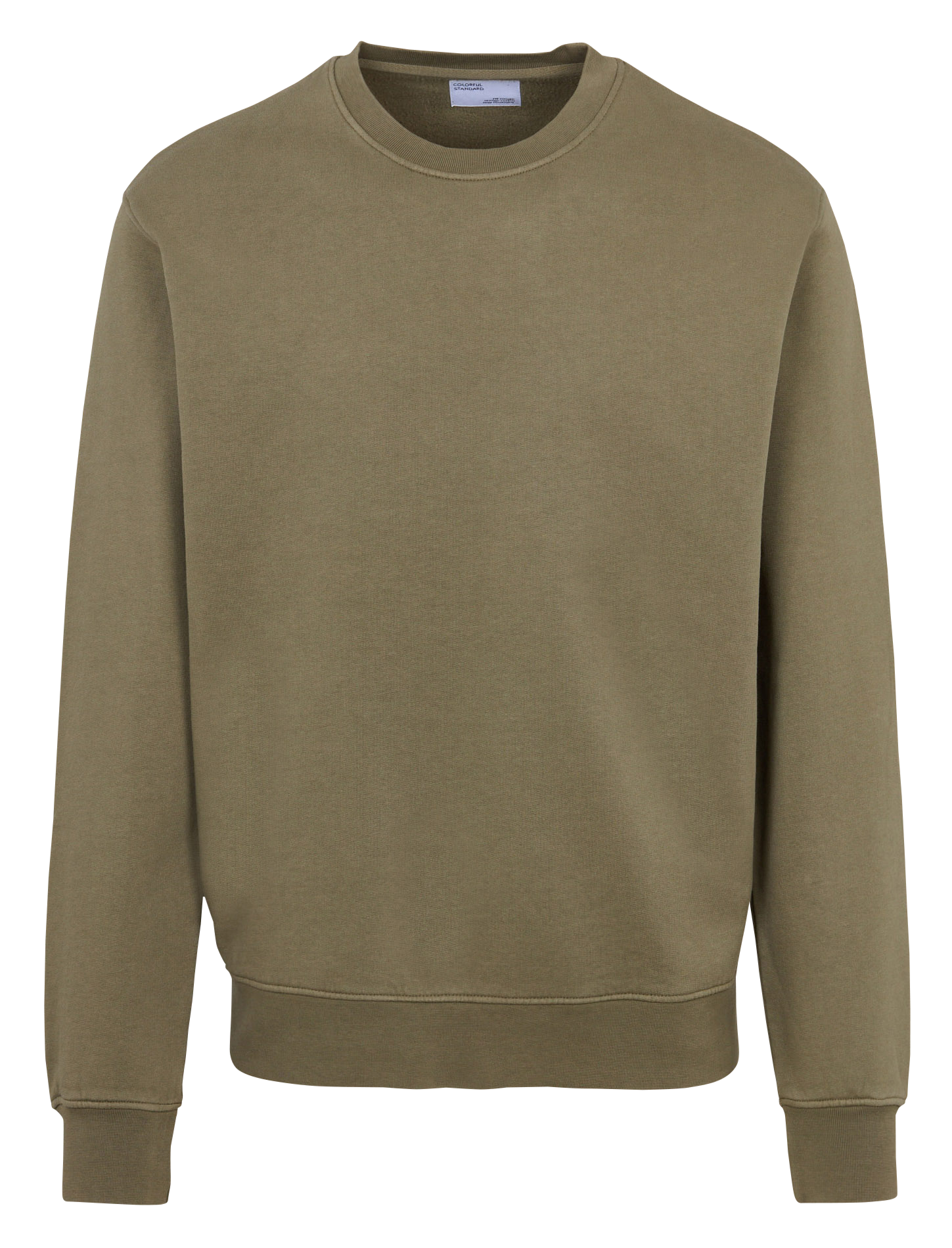 Rundhals-Sweatshirt aus Bio-Baumwolle, Regular Fit COLORFUL STANDARD Grun